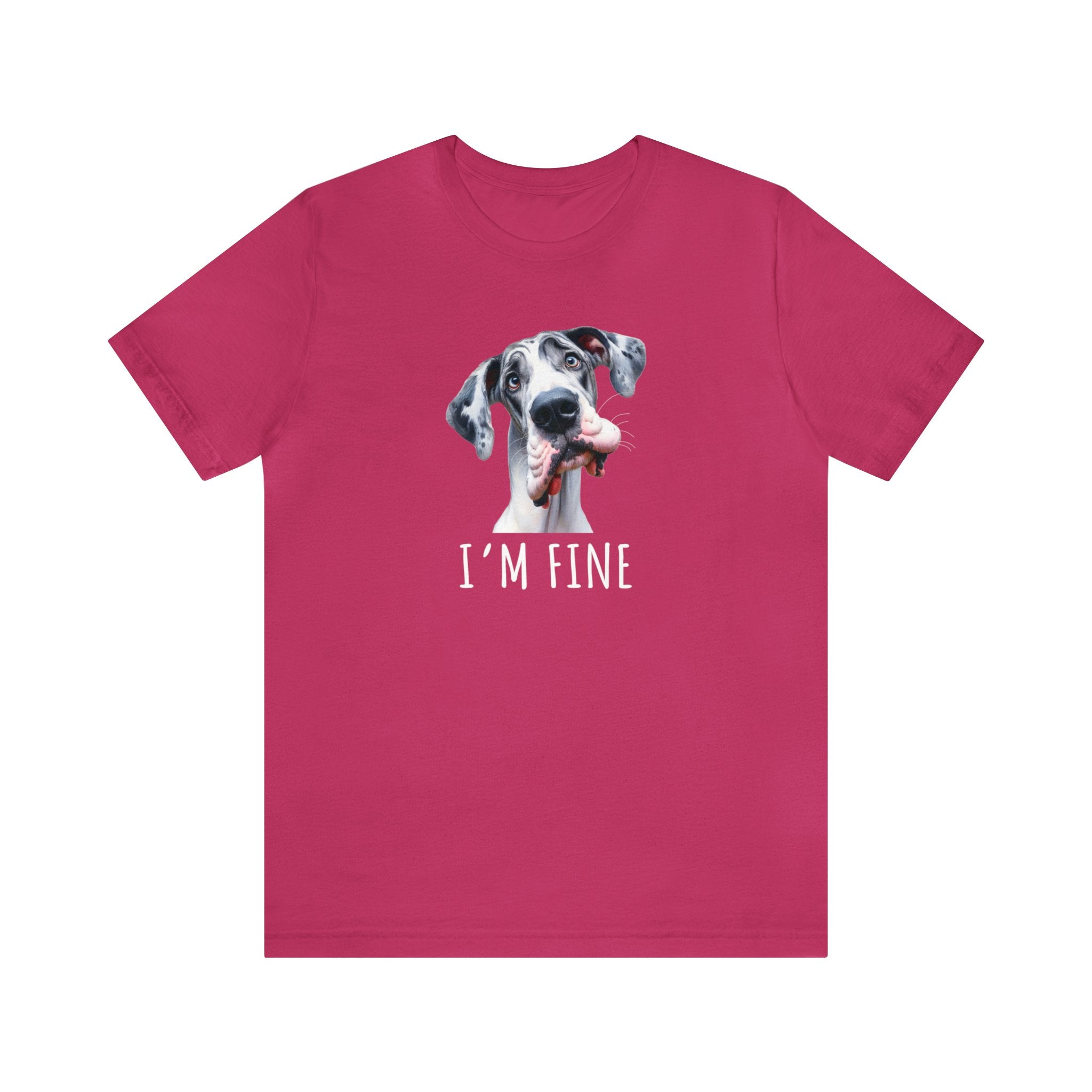 Harlequin Great Dane I'm Fine – Four More Paws