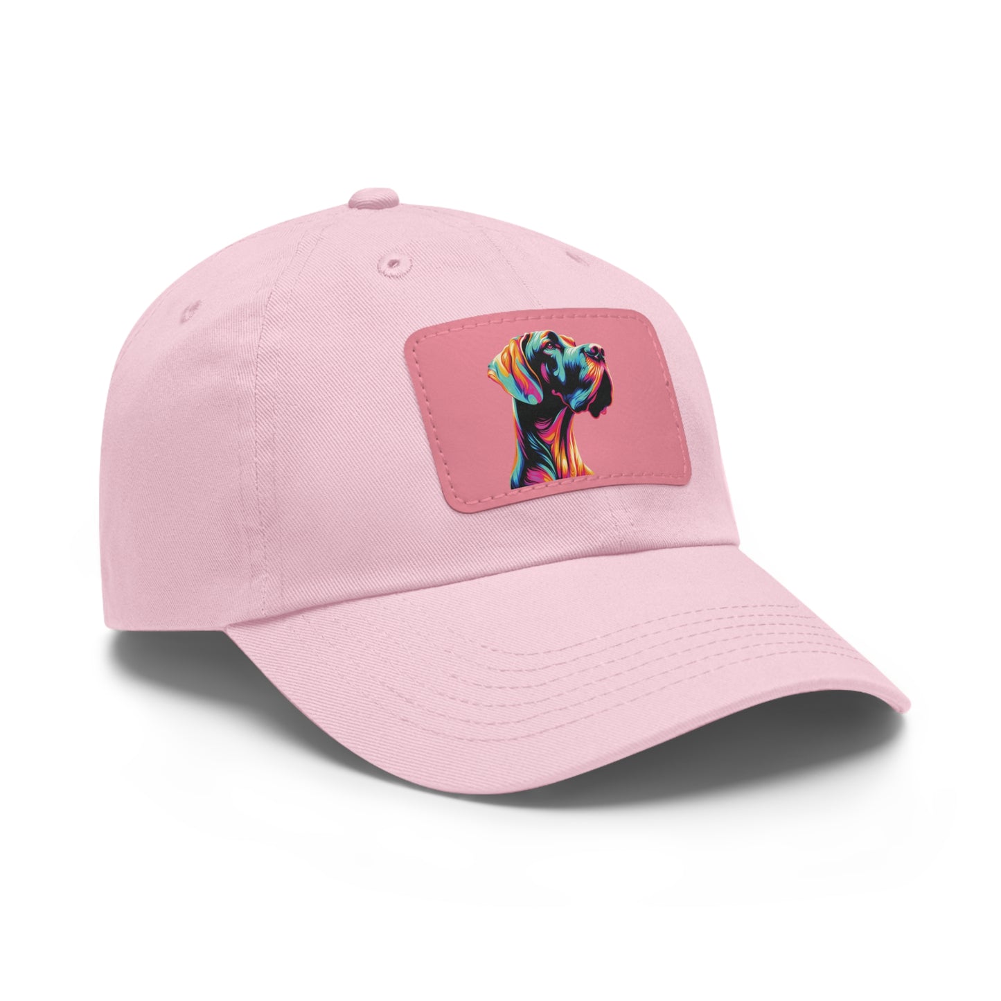 Bright Neon Great Dane Summer Ball Cap