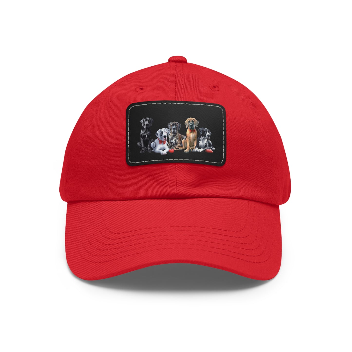 Valentines Great Dane Summer Ball Cap