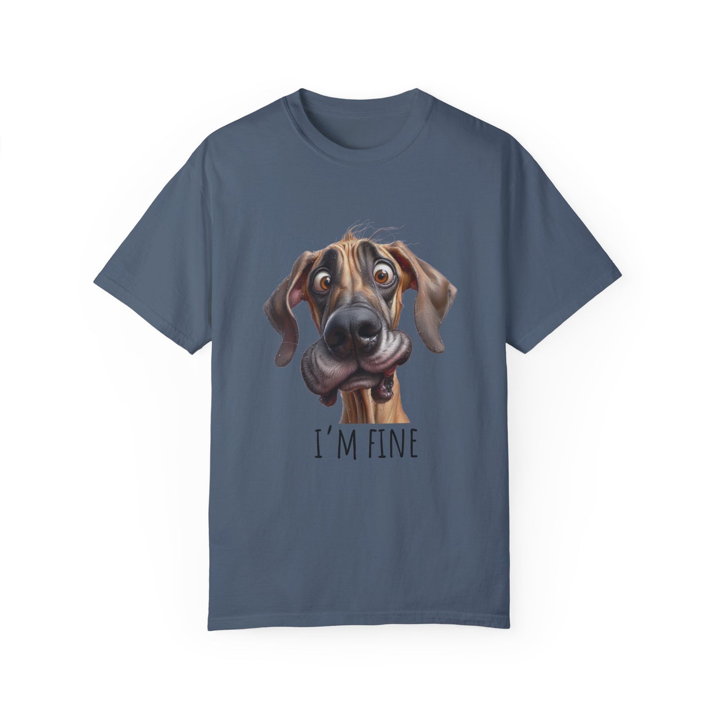 I'm Fine, Great Dane Dog T-Shirt, Funny Gift, Great Dane Owner, Gift for Dog Owners, T-Shirt unisex Clothing Apparel, Funny T-Shirt