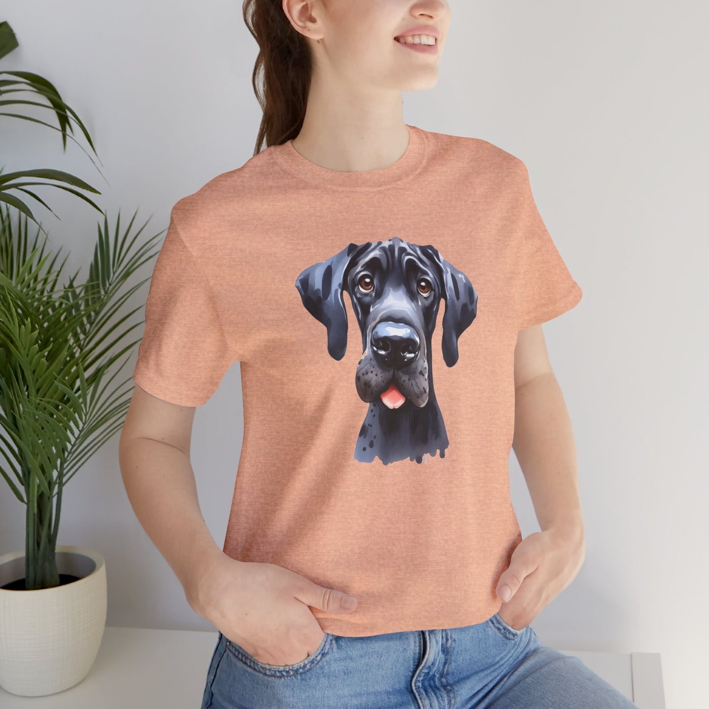 Funny Great Dane Unisex Jersey Short Sleeve Tee