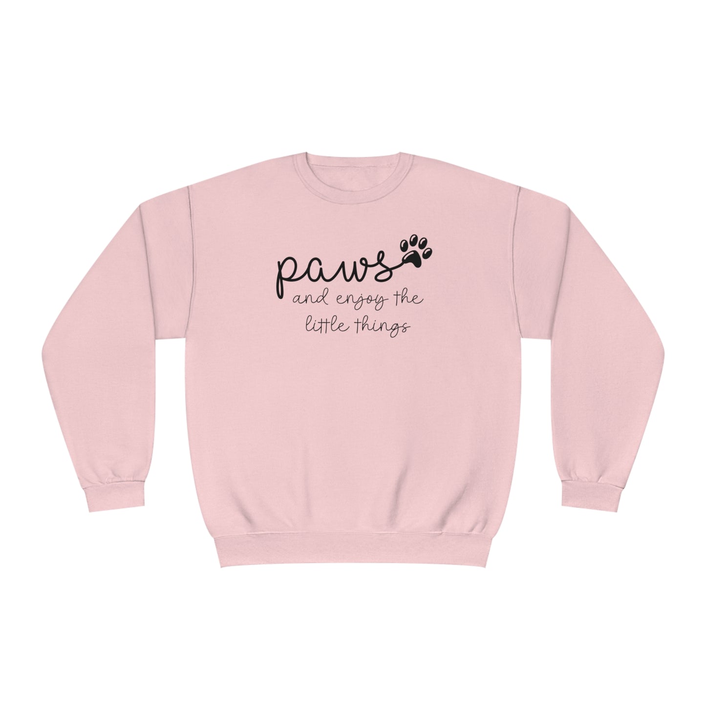 Paws and Enjoy The Little Things Unisex NuBlend® Crewneck Sweatshirt