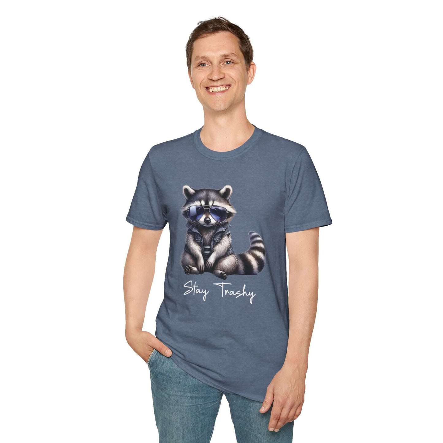 Stay Trashy Funny Racoon Tee