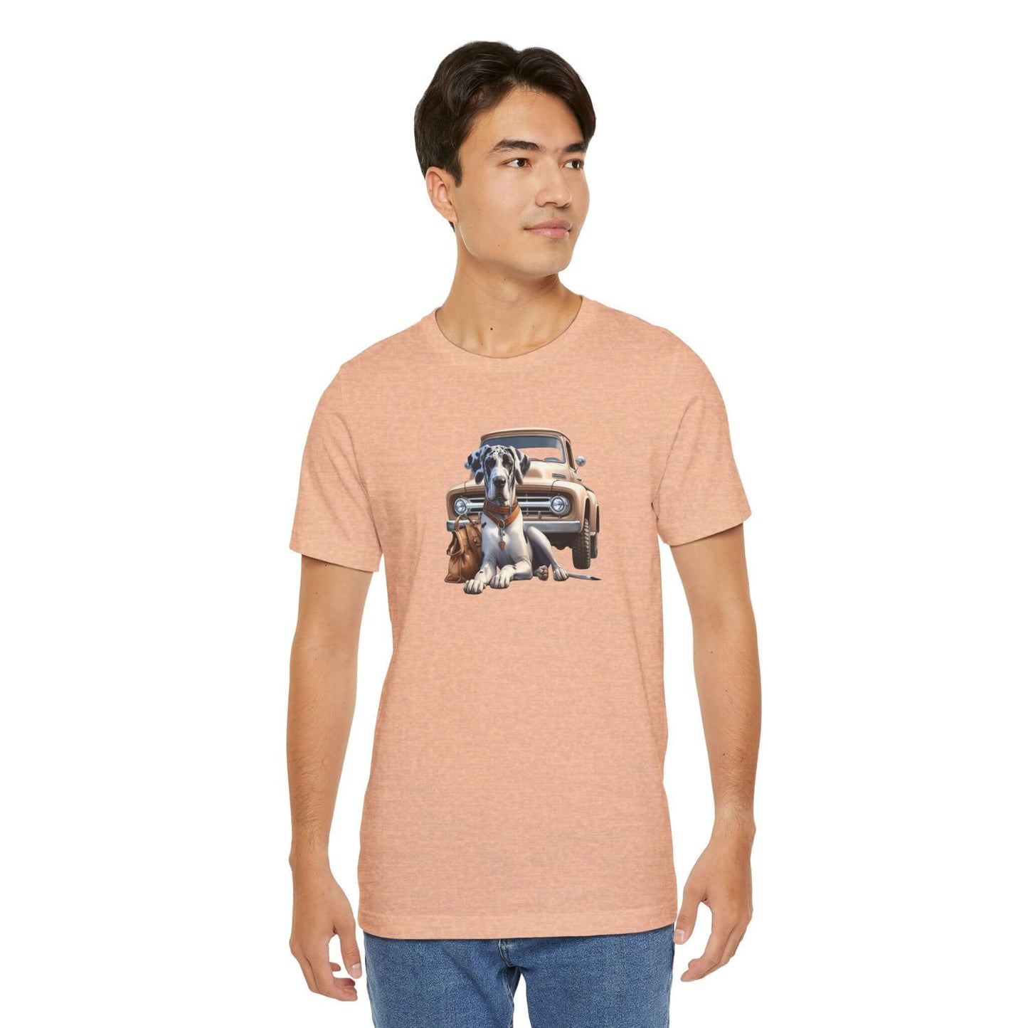 Vintage Harlequin TruckVintage Harlequin TruckVintage Harlequin TruckThis classic unisex jersey short sleeve tee fits like a well-loved favorite. Soft cotton and quality print make users fall in love with it over and over again. These t-shirts have-ribbed