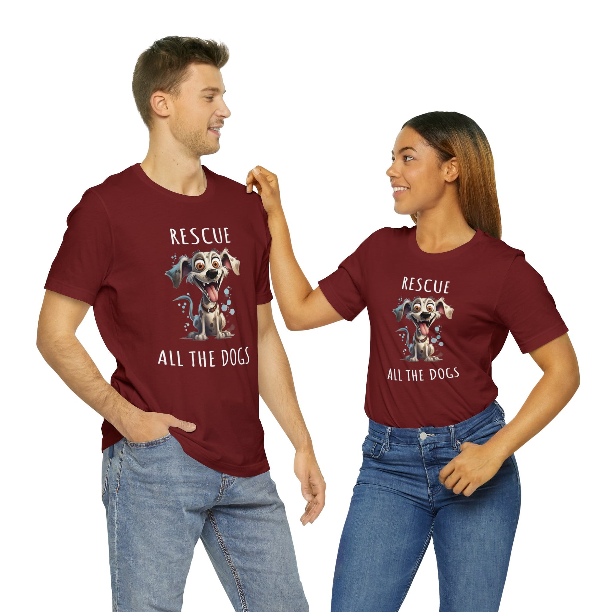 Rescue All The Dogs Tee - Four More Paws