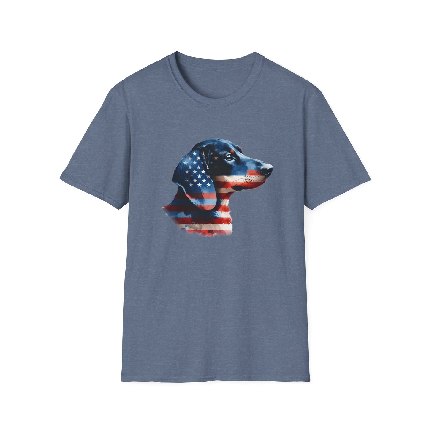 Patriotic Dachshund Unisex Soft Style T-Shirt - Four More Paws