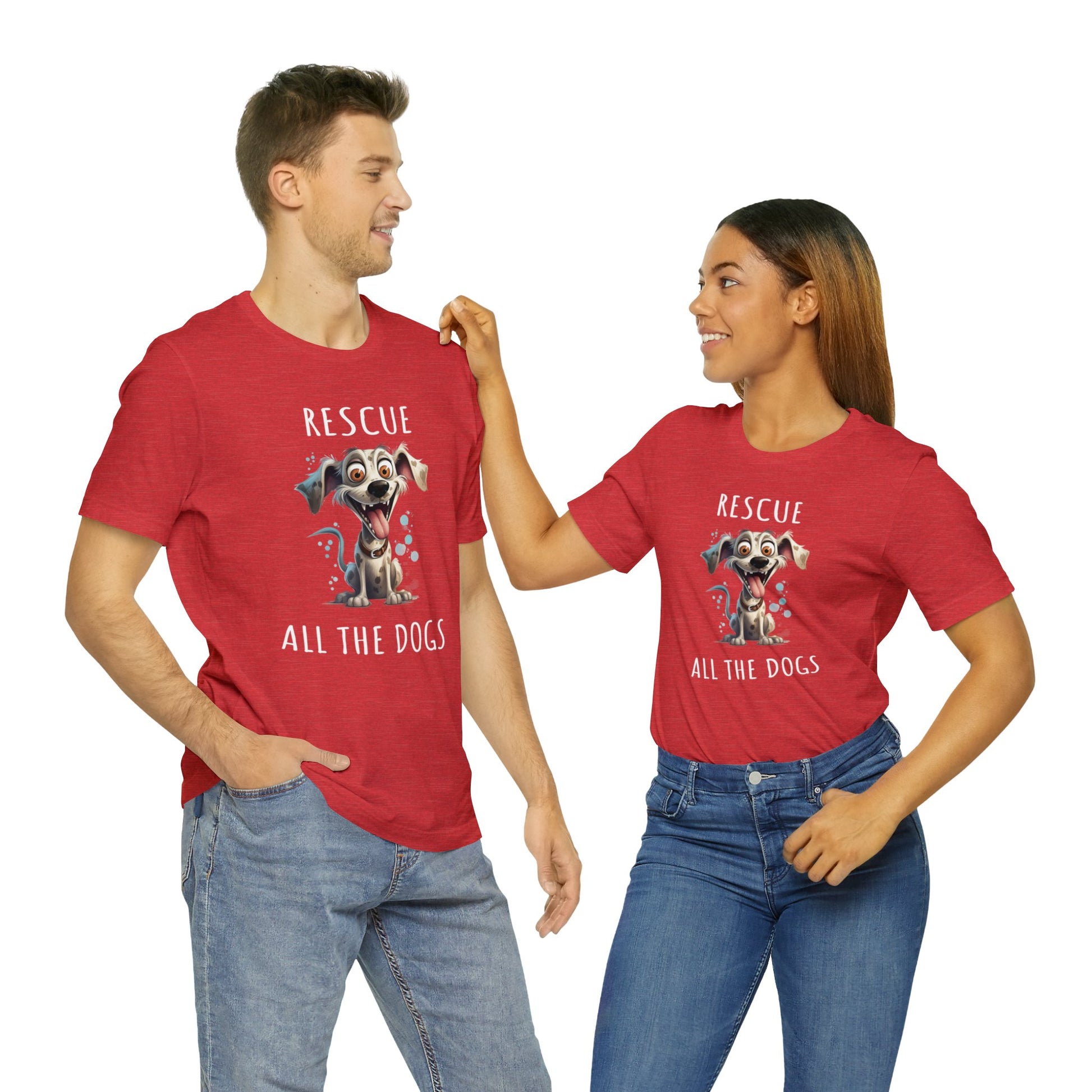 Rescue All The Dogs Tee - Four More Paws