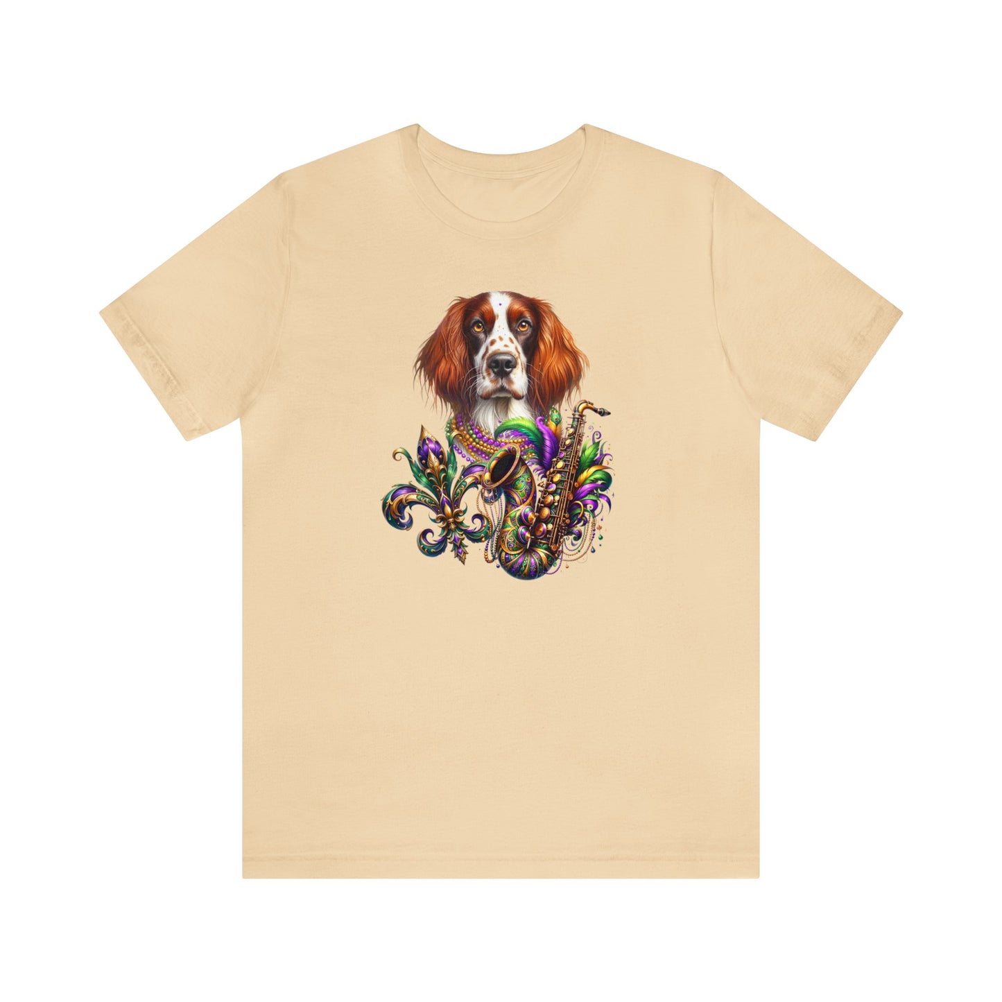 English Setter Mardi Gras