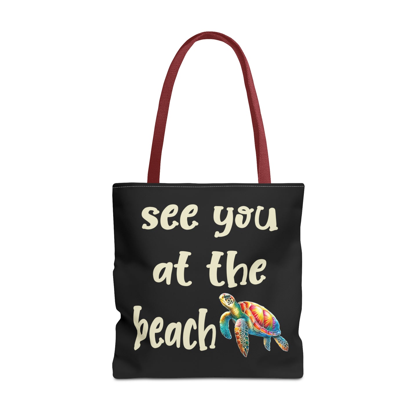 Sea Turtle Beach Bag Tote - Four More Paws