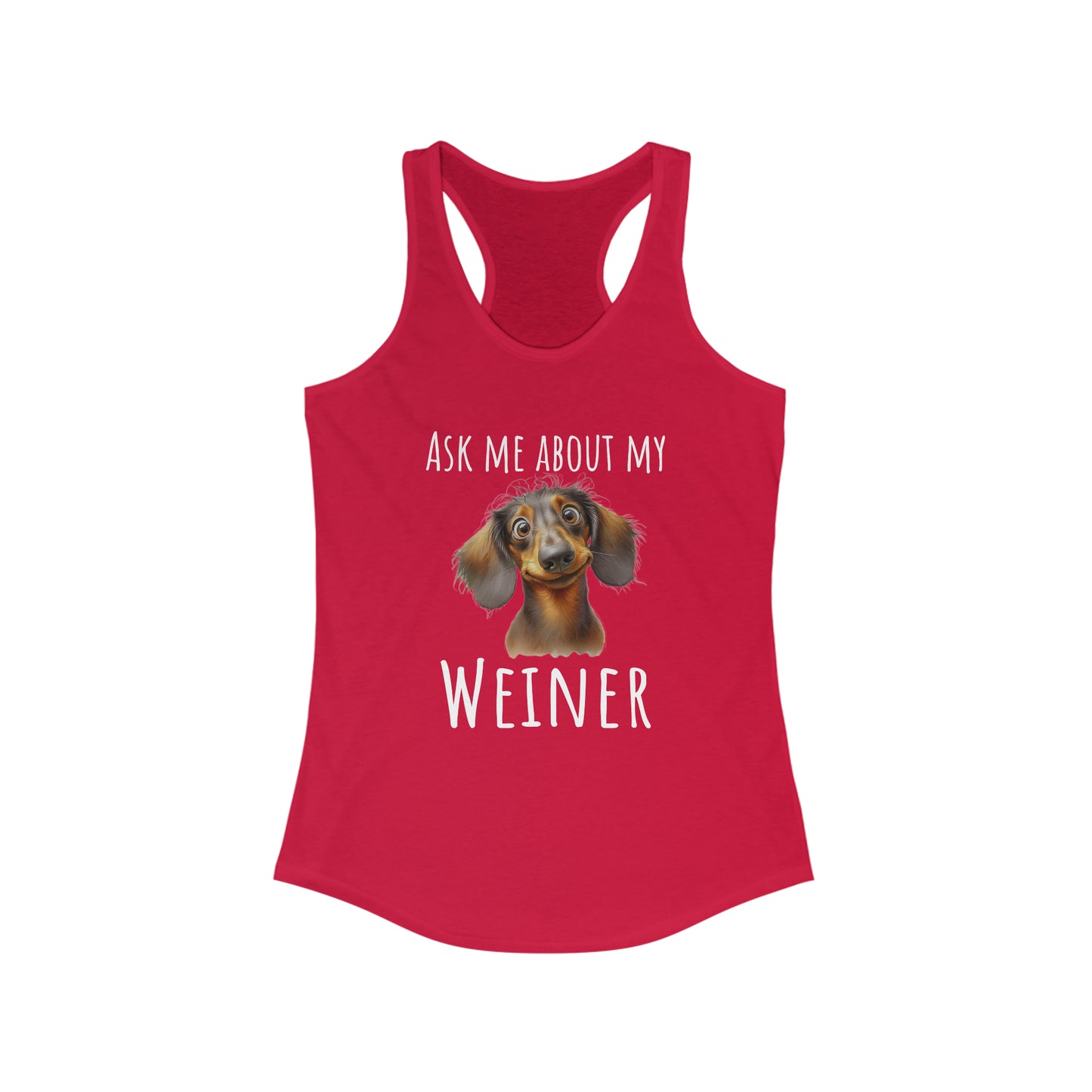 Funny Dachshund Tank Top