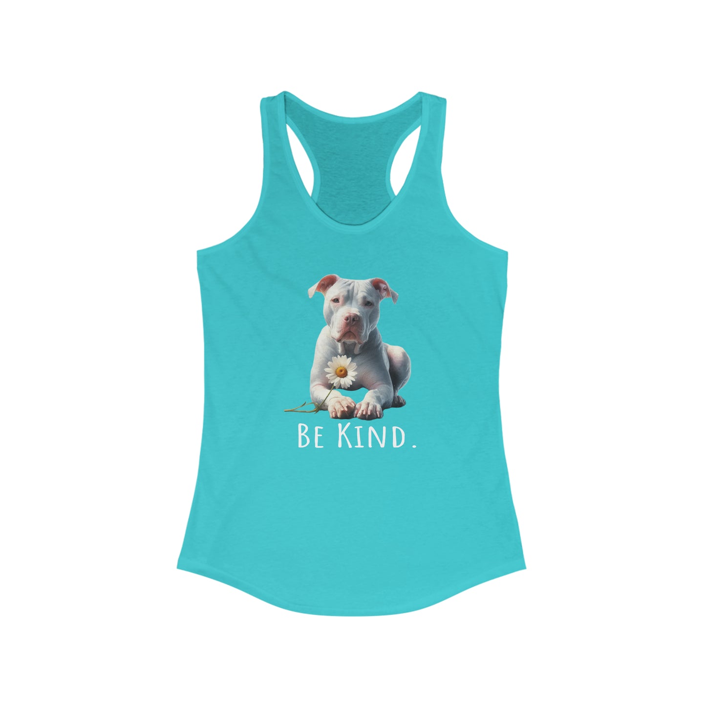 Be Kind Pitbull Racerback Tank top, Dog lover, Pitbull gift, Tank top Gift, Pitbull mom, Pitbull mom gift, Dog Rescue, Pittie Mom