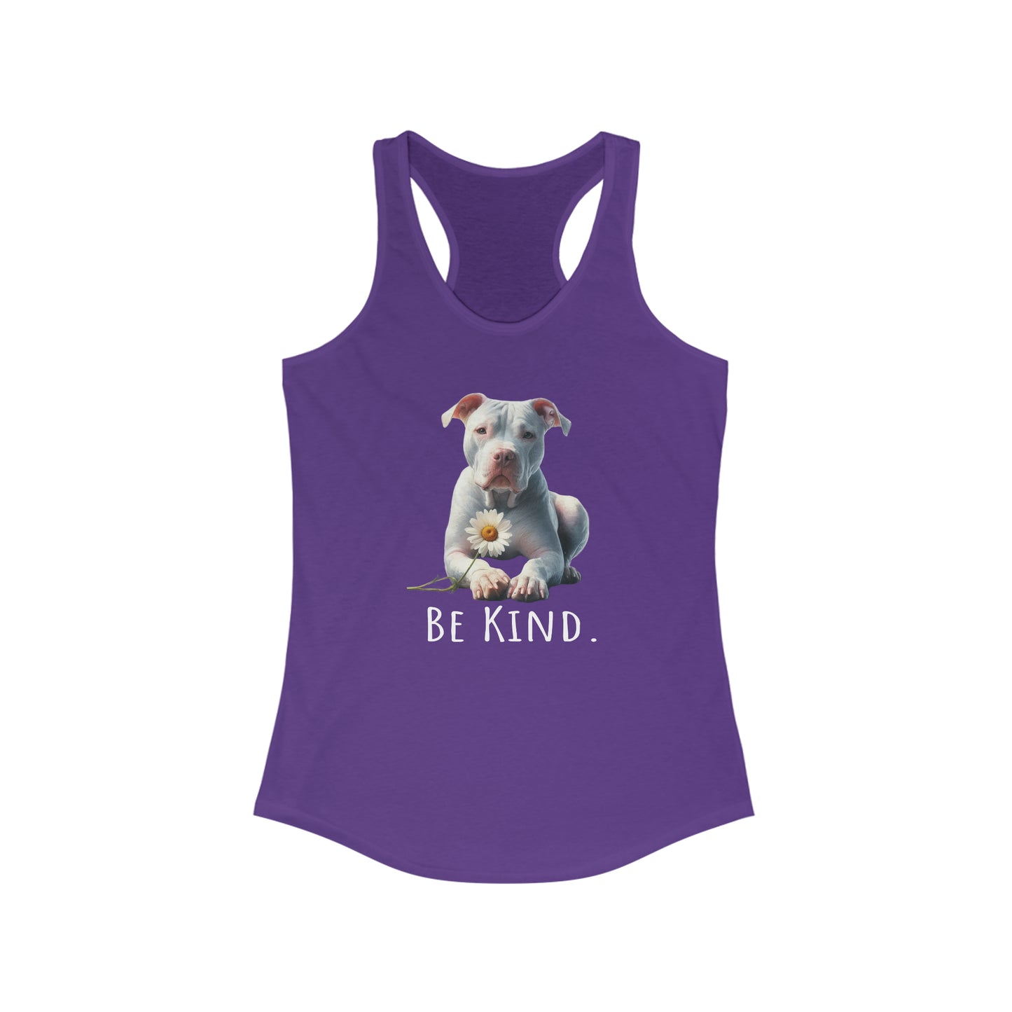 Be Kind Pitbull Racerback Tank top, Dog lover, Pitbull gift, Tank top Gift, Pitbull mom, Pitbull mom gift, Dog Rescue, Pittie Mom