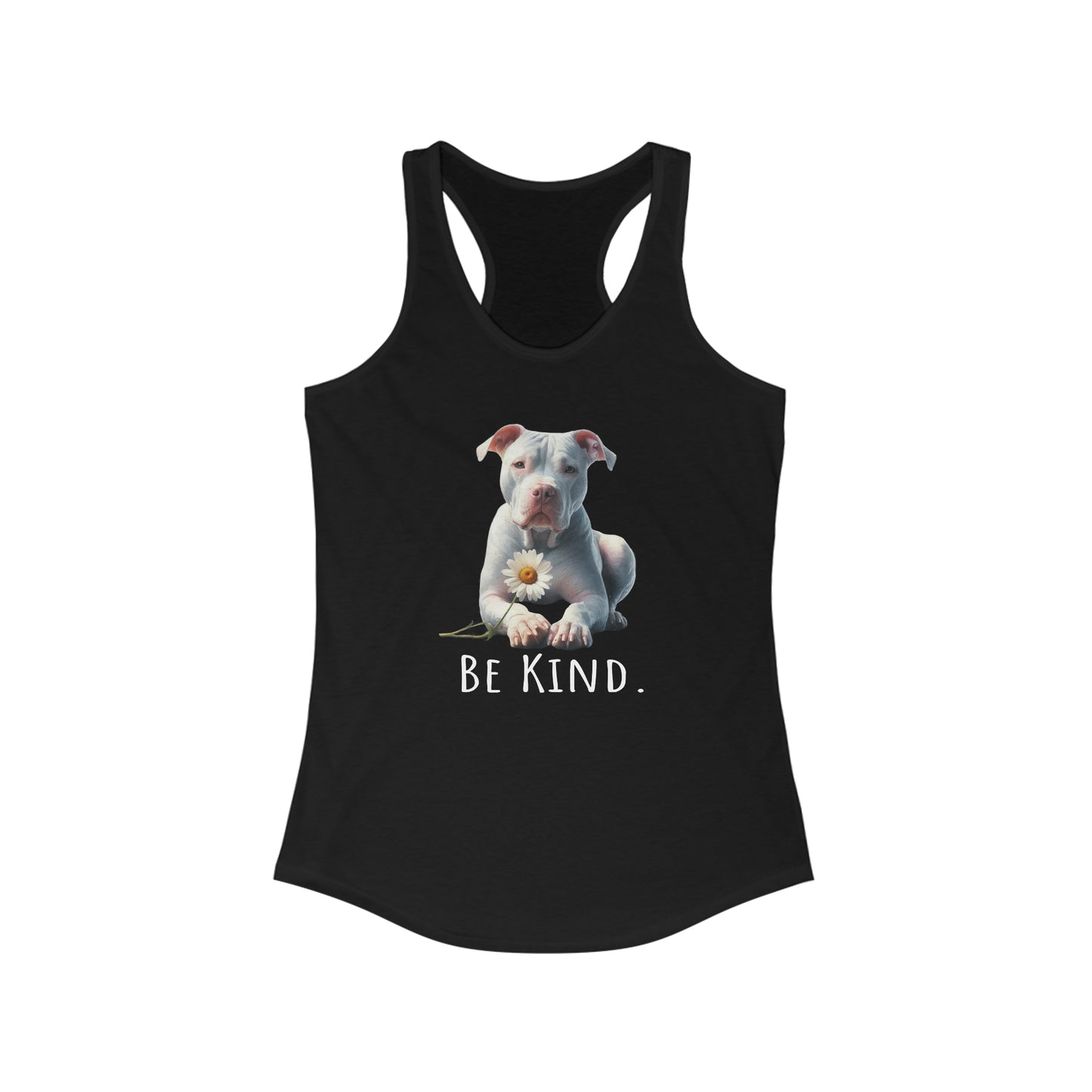 Be Kind Pitbull Racerback Tank top, Dog lover, Pitbull gift, Tank top Gift, Pitbull mom, Pitbull mom gift, Dog Rescue, Pittie Mom