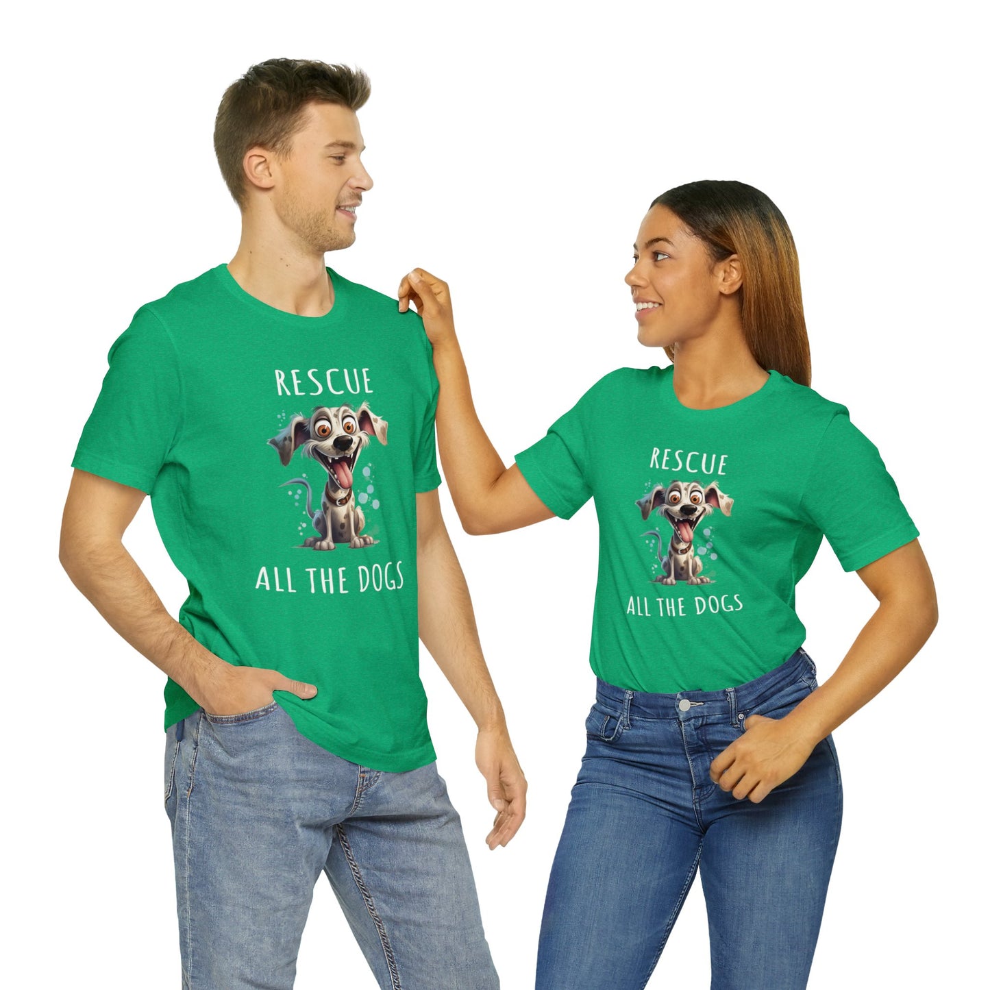 Rescue All The Dogs Tee - Four More Paws