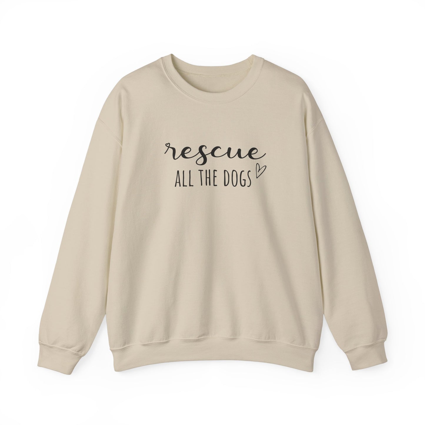 Rescue All the Dogs Unisex Heavy Blend™ Crewneck Sweatshirt