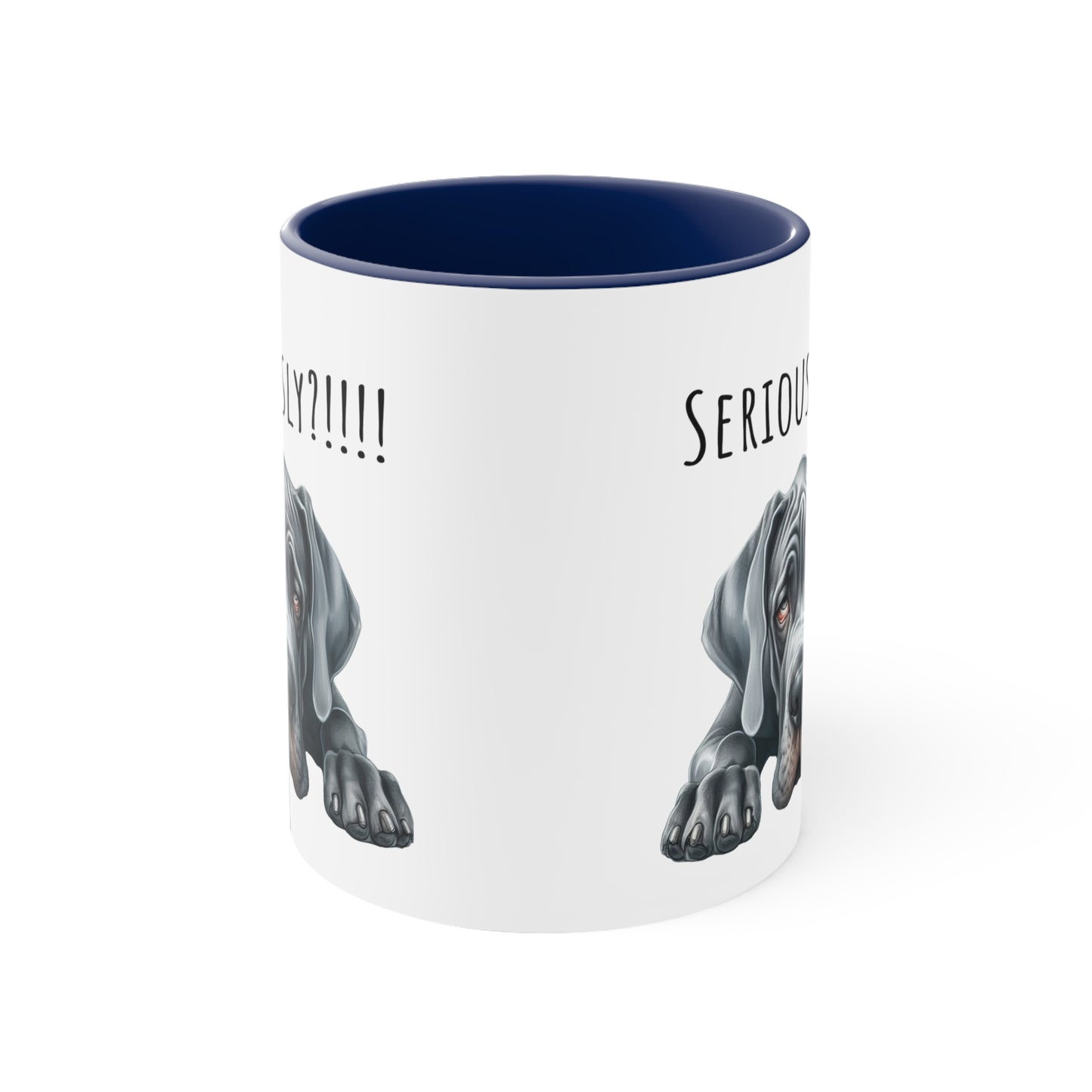 Seriously Funny Dog Morning Coffee Mug