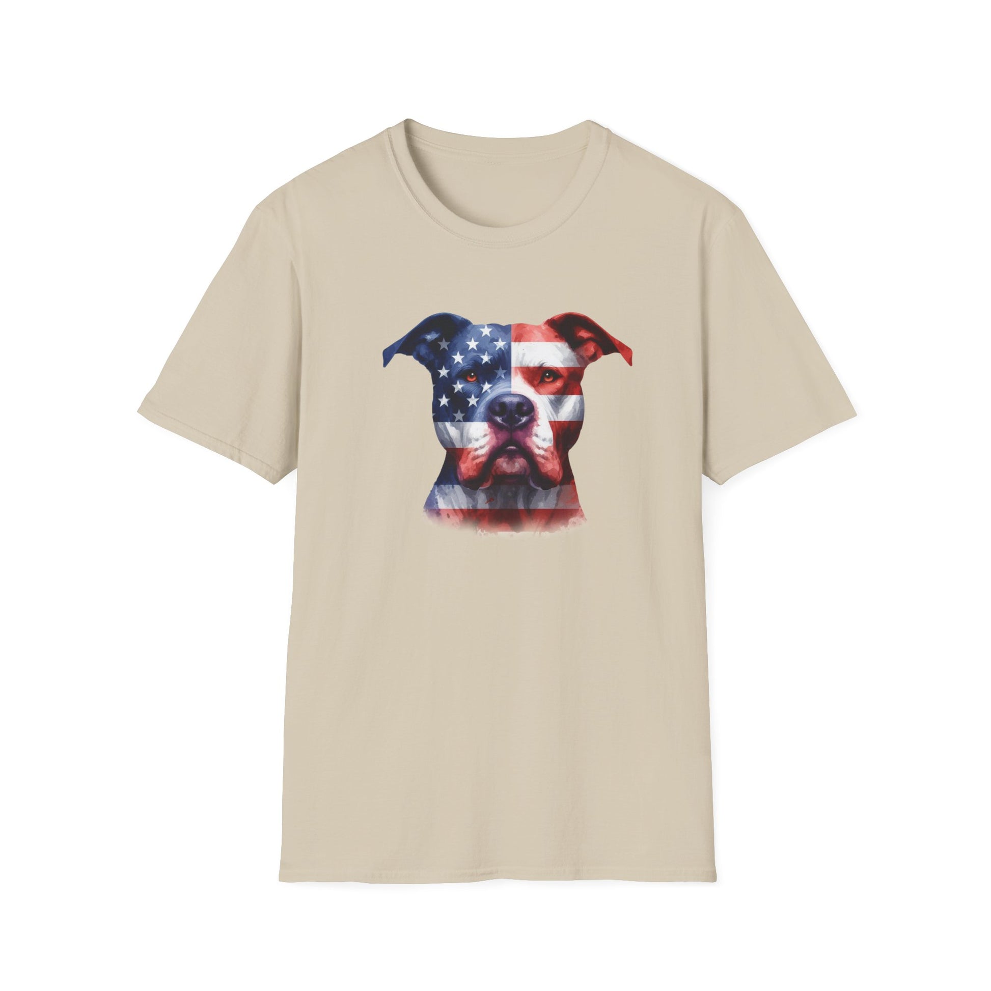 Patriotic Pit Bull Dog Shirt - Four More Paws