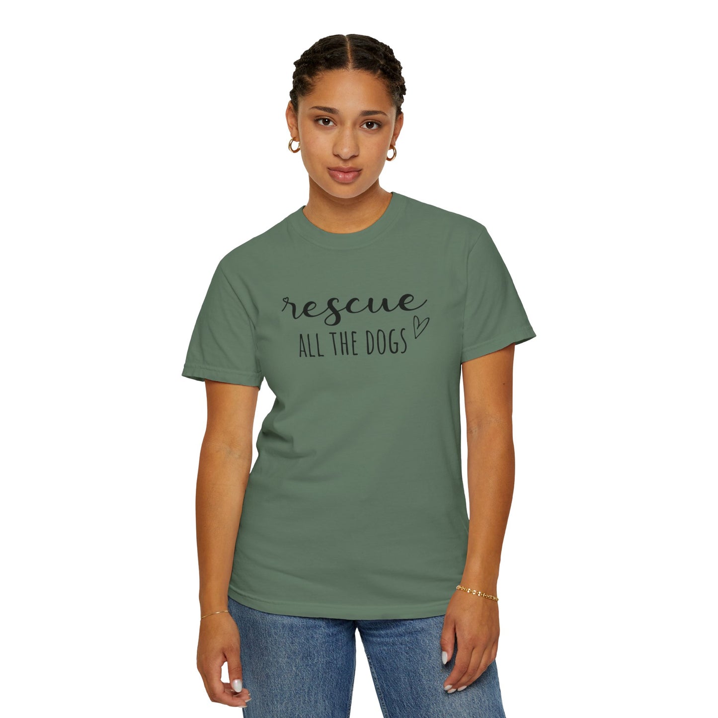 Rescue All the Dogs Unisex Garment-Dyed T-shirt