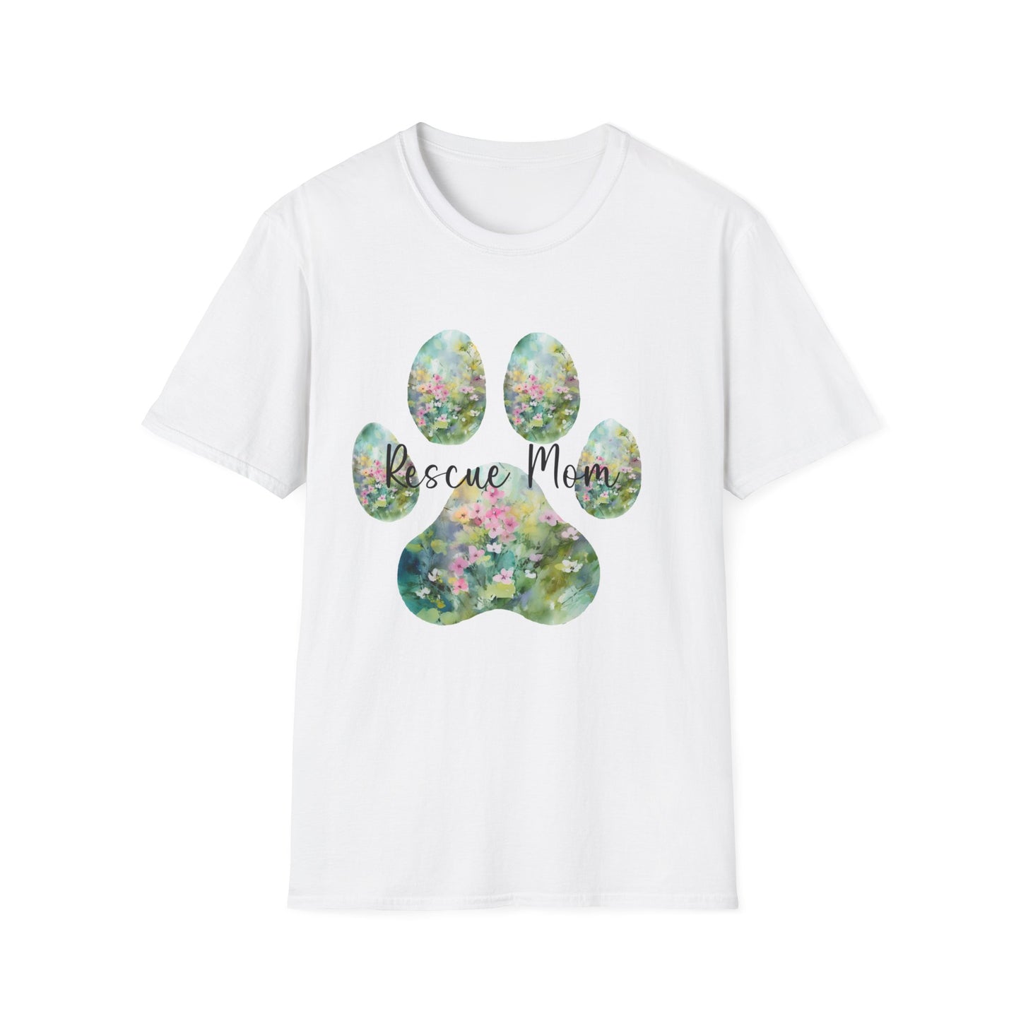 Rescue Mom Short Sleeve Unisex Softstyle T-Shirt