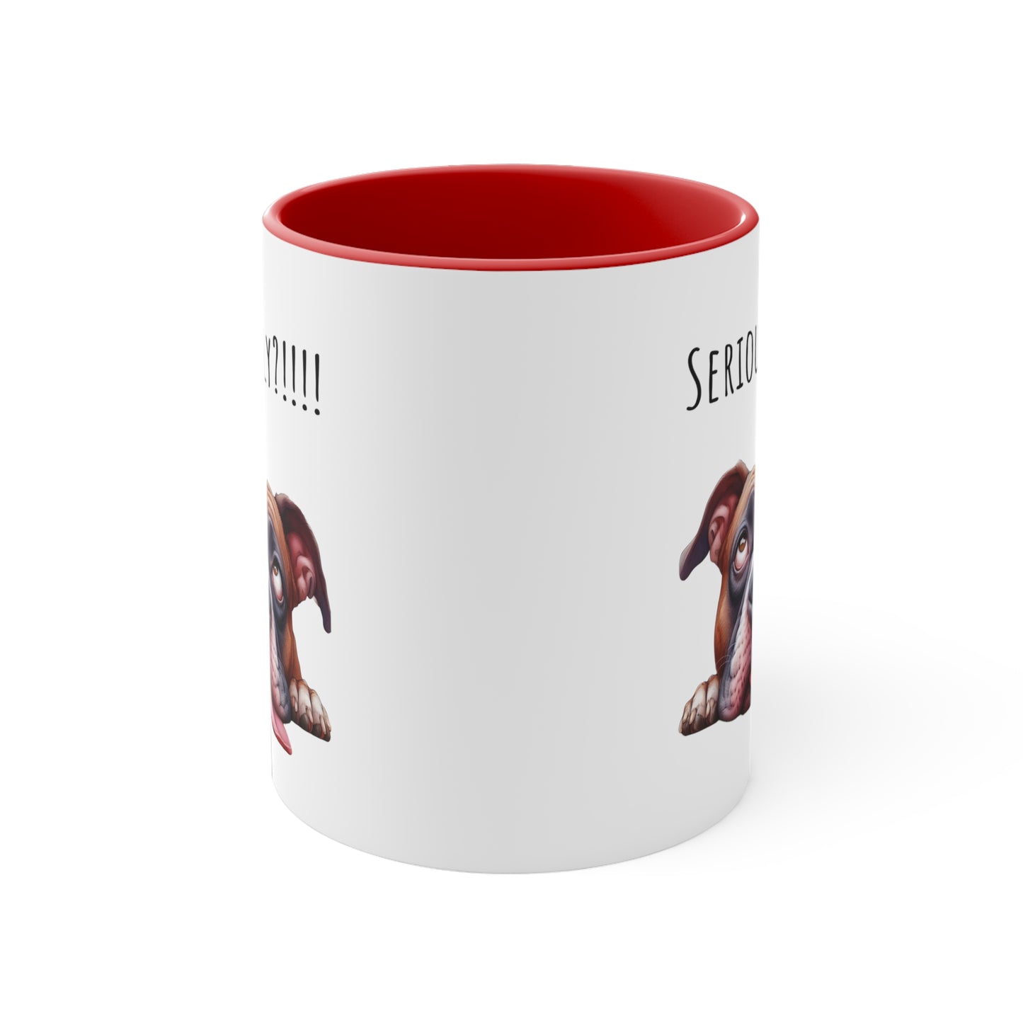 Seriously?!!! Funny Pit Bull Coffee Cup