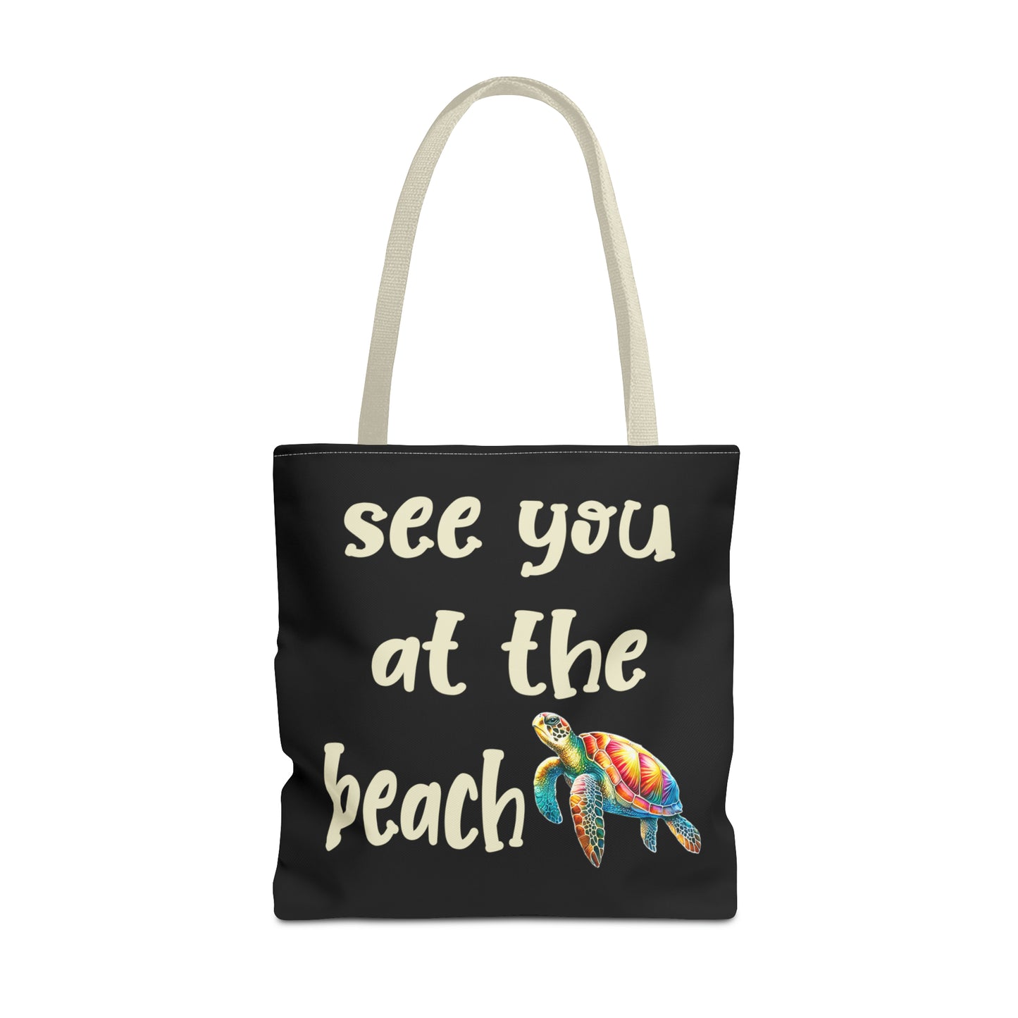 Sea Turtle Beach Bag Tote - Four More Paws