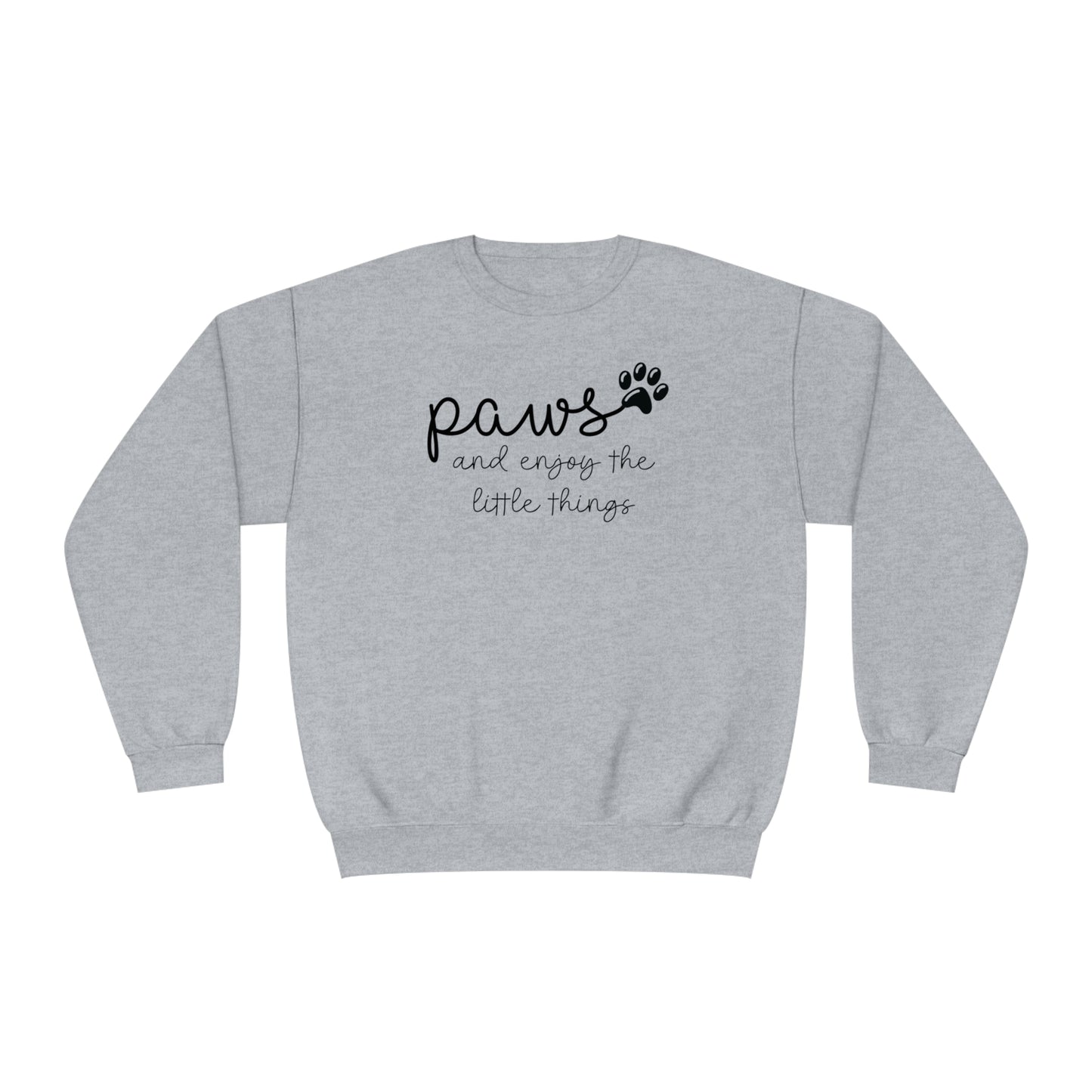 Paws and Enjoy The Little Things Unisex NuBlend® Crewneck Sweatshirt