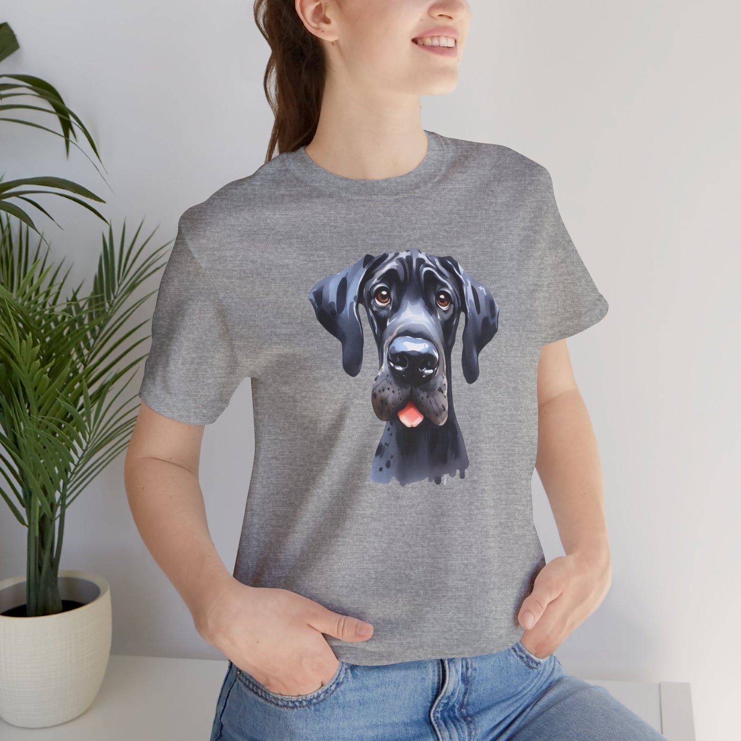 Funny Great Dane Unisex Jersey Short Sleeve Tee