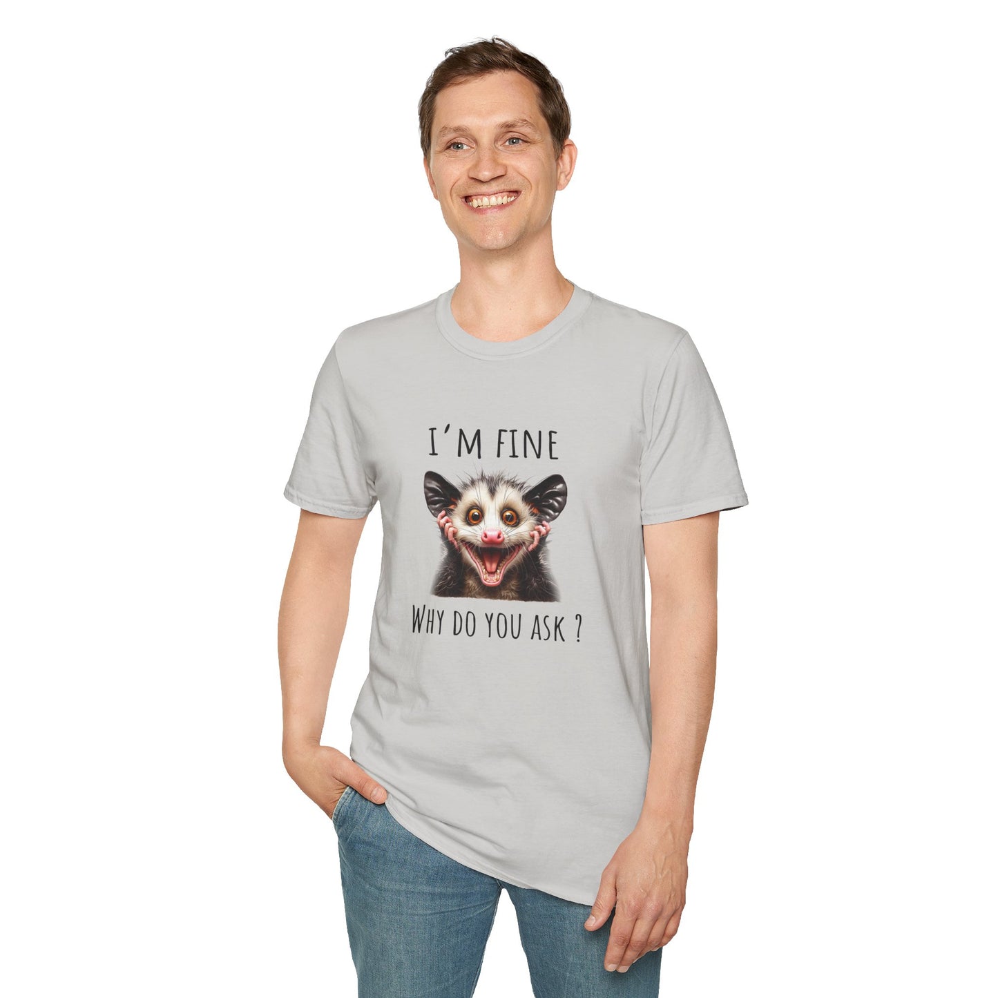 Funny Opossum Soft Style Tee