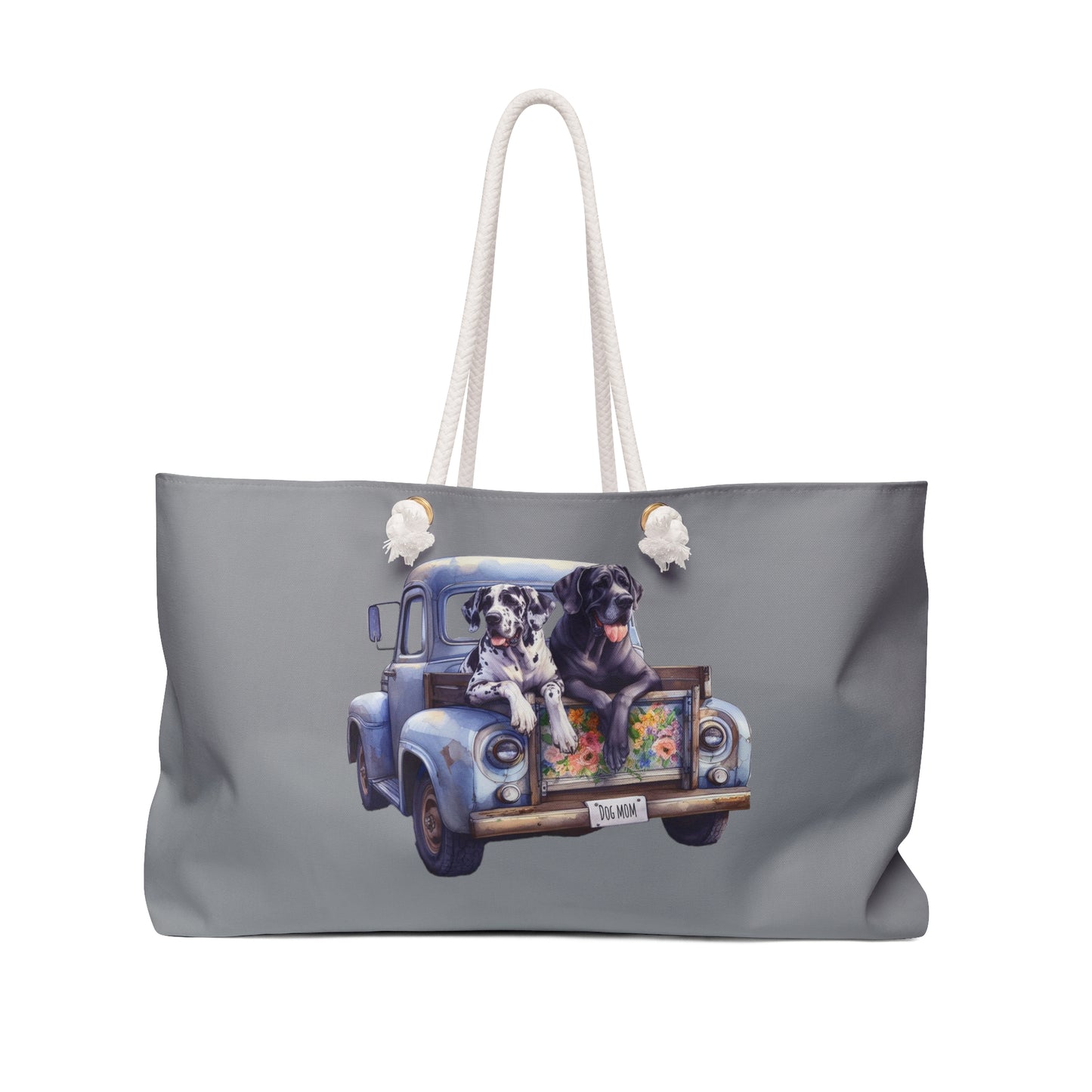 Weekender Bag Great Dane Mom Tote Bag, Dane Owner Tote Bag, Great Dane Gift, Canvas Tote Bag, Great Dane Lover, Dog Mom Gift, vintage bag