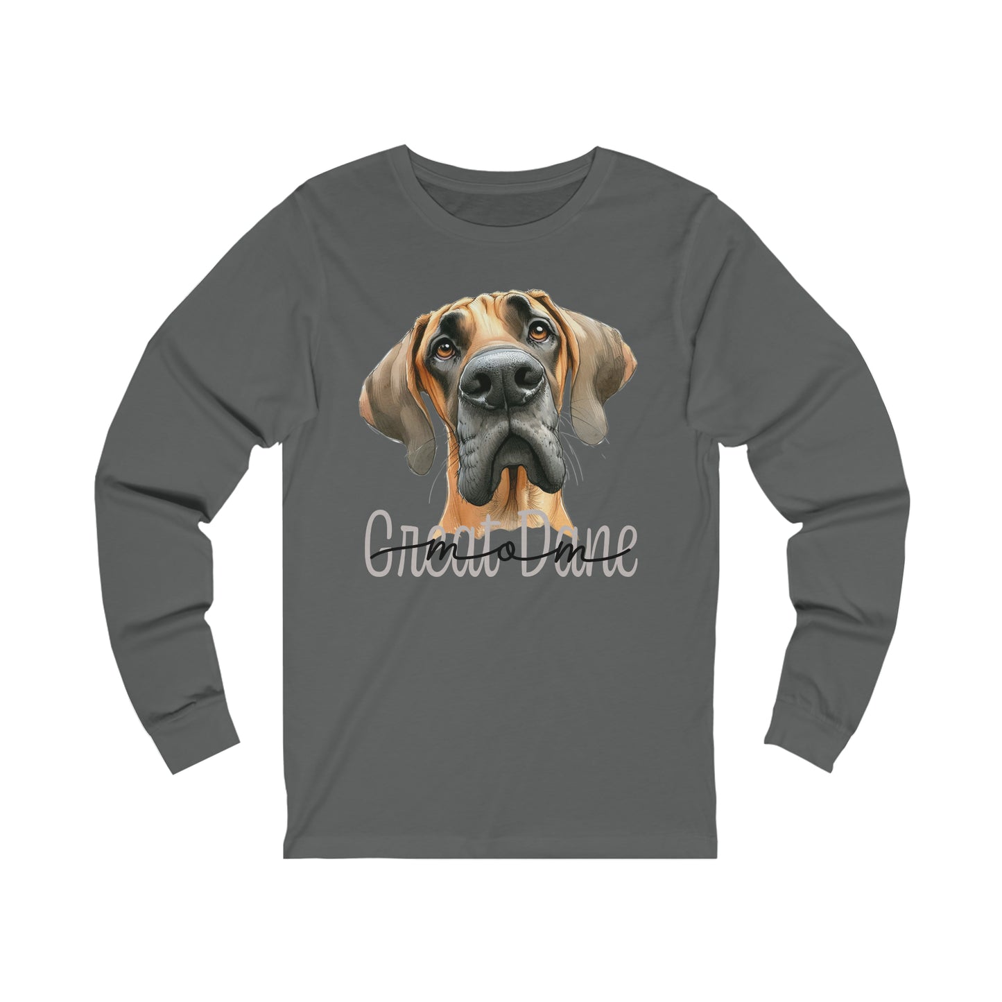 Great Dane Mom Unisex Jersey Long Sleeve Tee