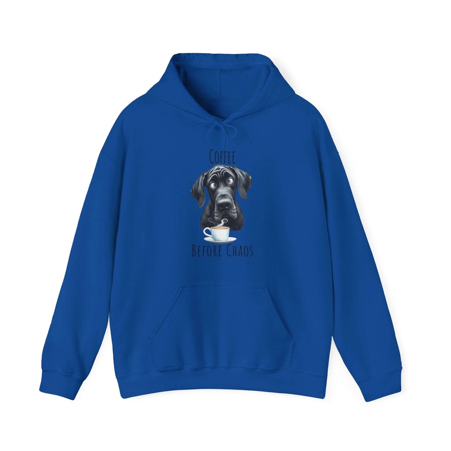 Coffee Before Chaos Great Dane Sweatshirt