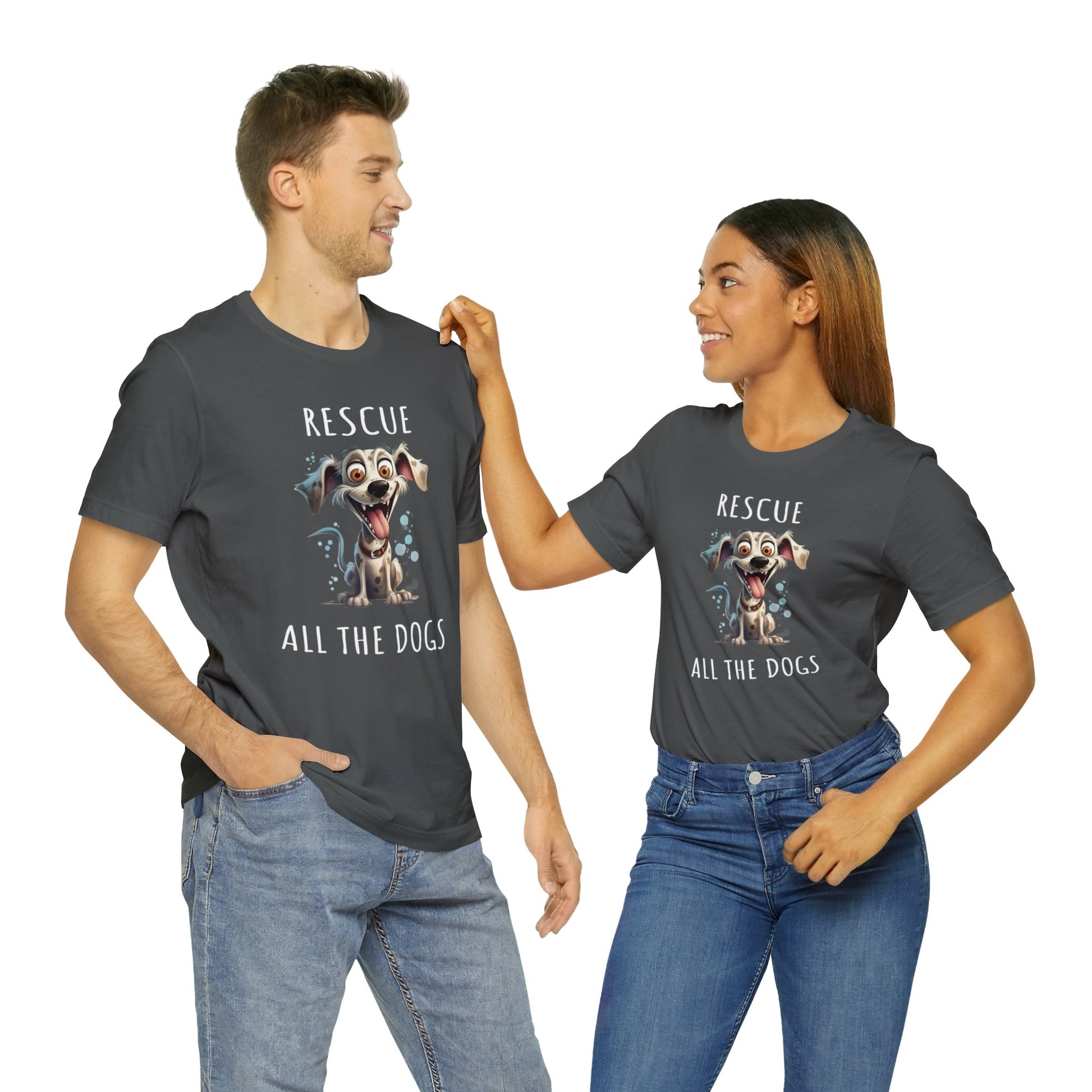 Rescue All The Dogs Tee - Four More Paws