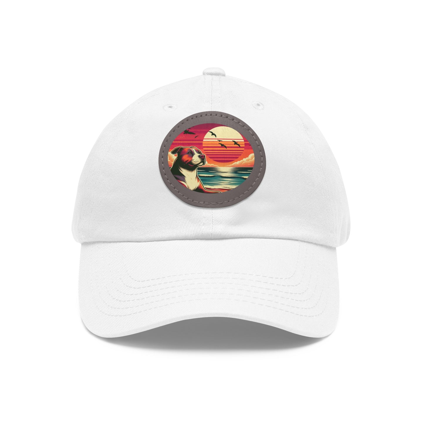 Pit Bull Summer Vibes Classic Summer Ball Cap, Pitbull Mom, Pitbull Dad, Pittie Lovers, Popular Vacation Hat,