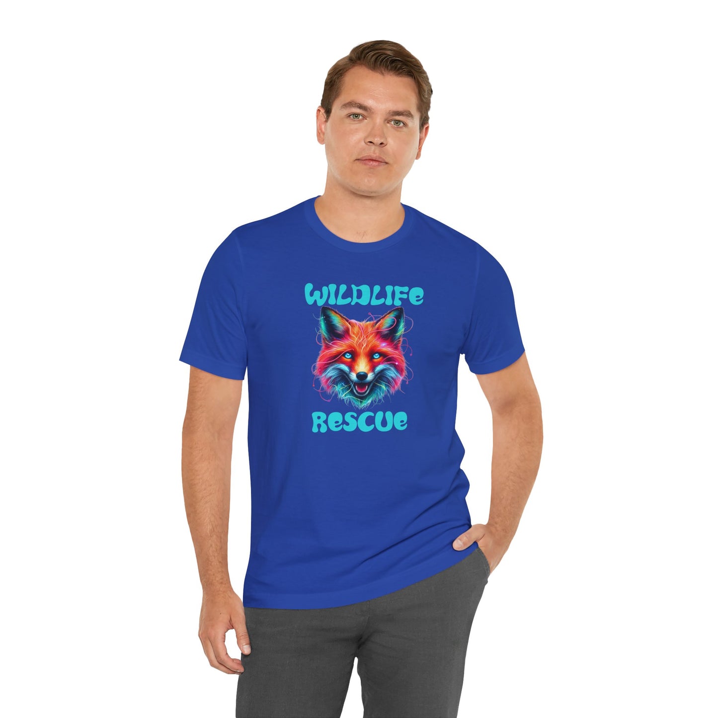 WildLife Rescue Neon Fox Tee - Four More Paws