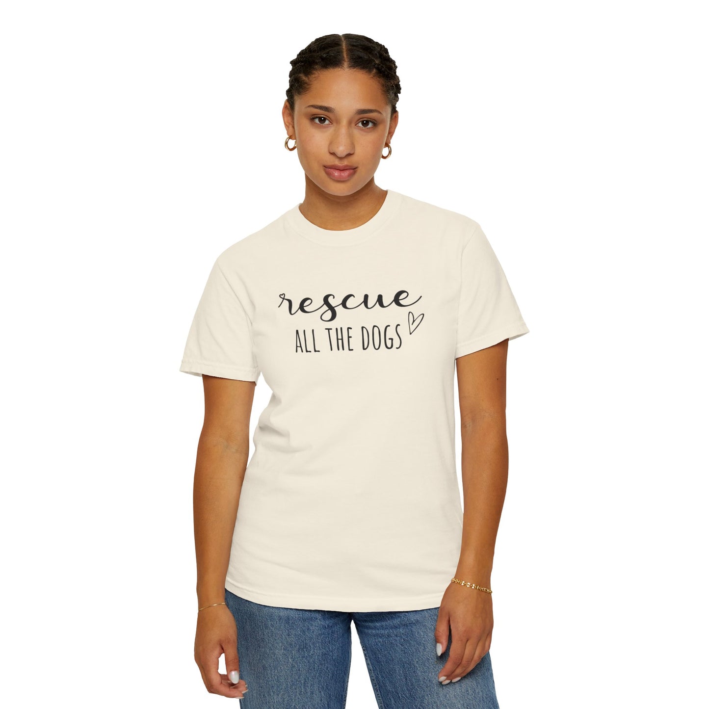 Rescue All the Dogs Unisex Garment-Dyed T-shirt