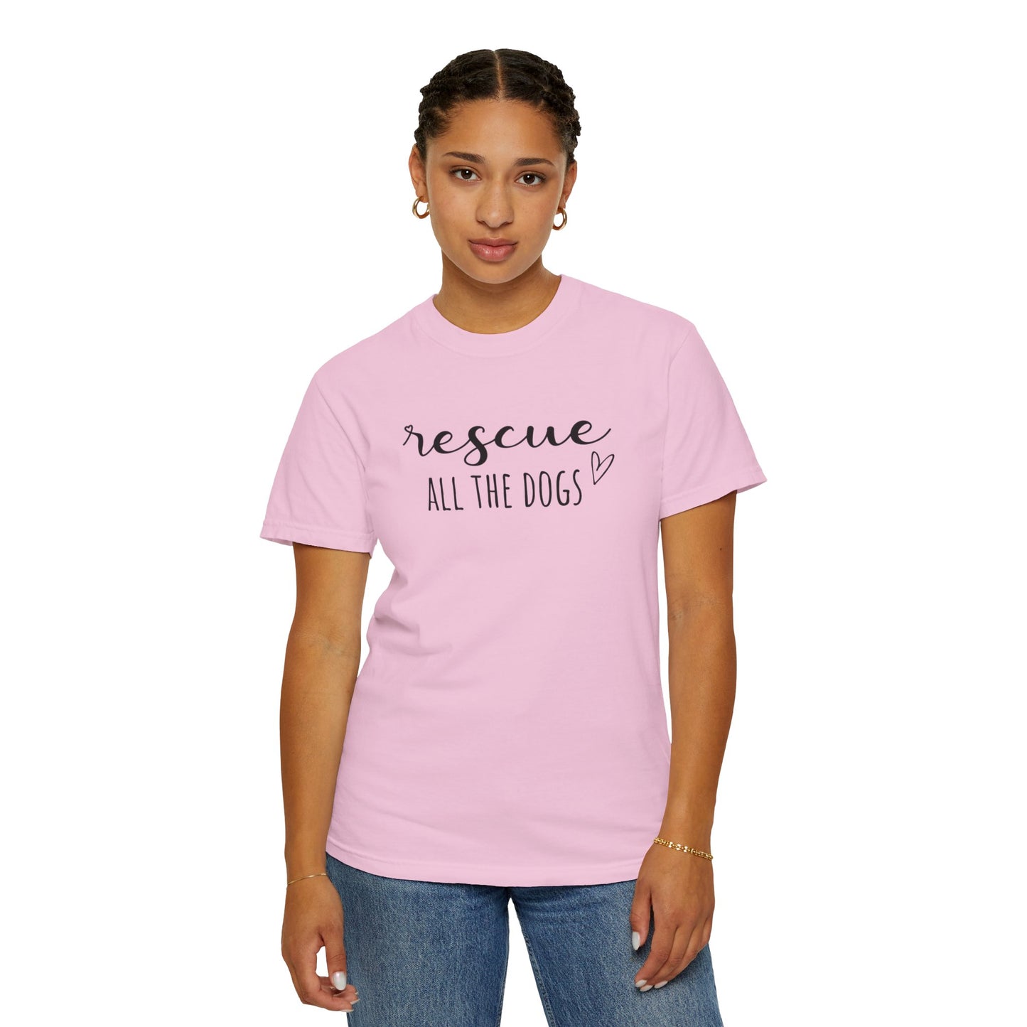 Rescue All the Dogs Unisex Garment-Dyed T-shirt