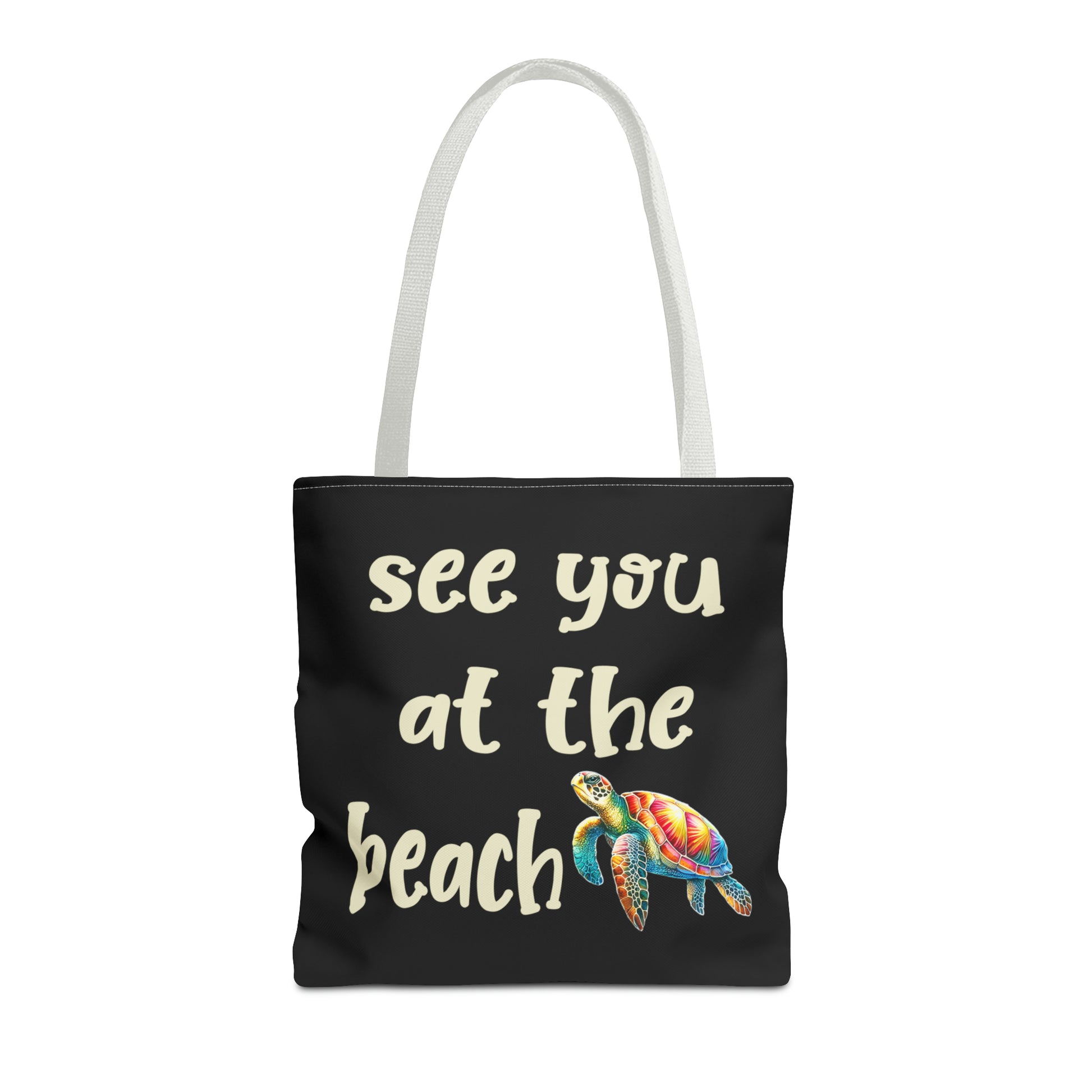 Sea Turtle Beach Bag Tote - Four More Paws