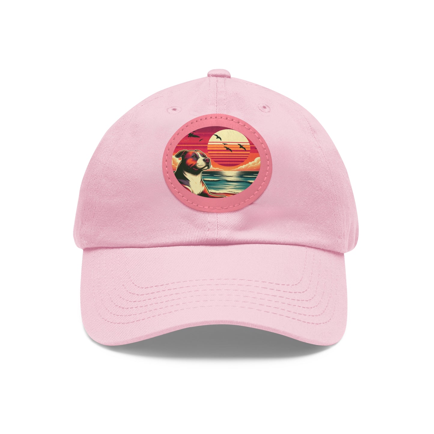 Pit Bull Summer Vibes Classic Summer Ball Cap, Pitbull Mom, Pitbull Dad, Pittie Lovers, Popular Vacation Hat,