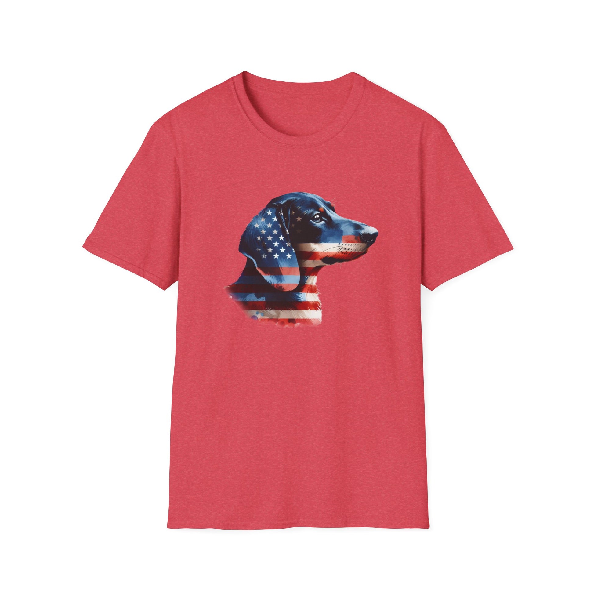 Patriotic Dachshund Unisex Soft Style T-Shirt - Four More Paws