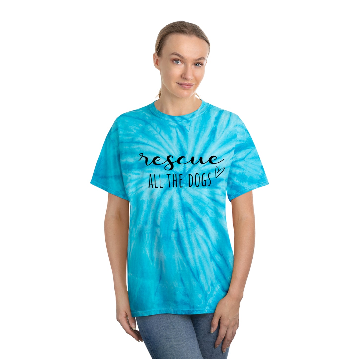 Rescue All The Dogs Tie-Dye Tee