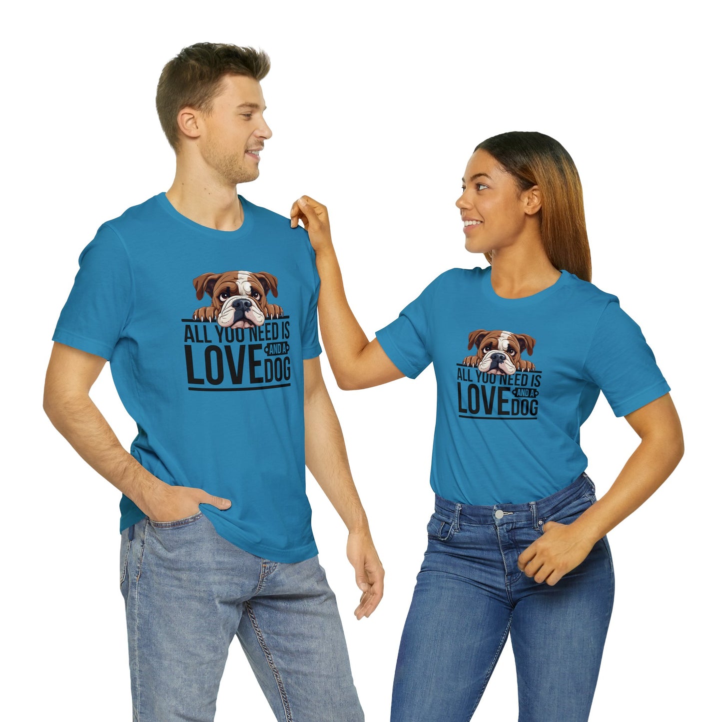 All You Need is Love Bull Dog Shirt