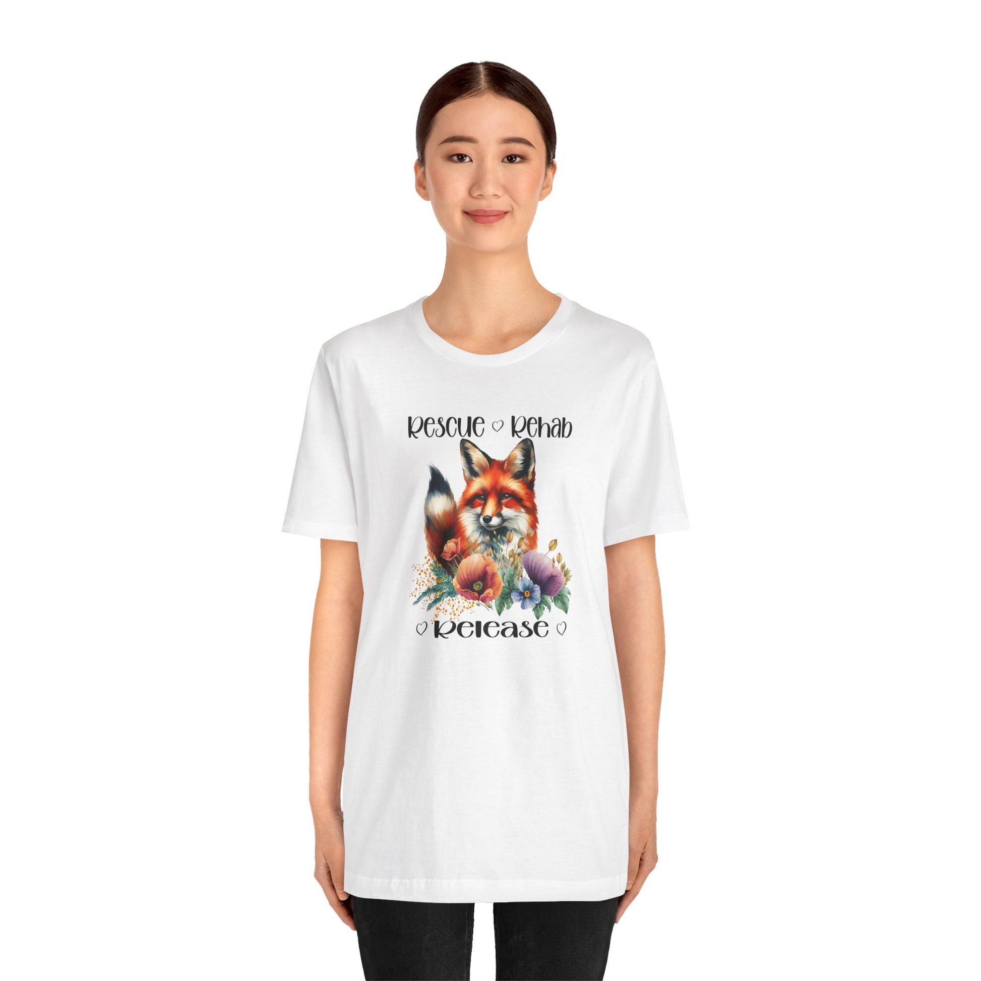 Rescue Rehab Release Fox Tee - Four More Paws