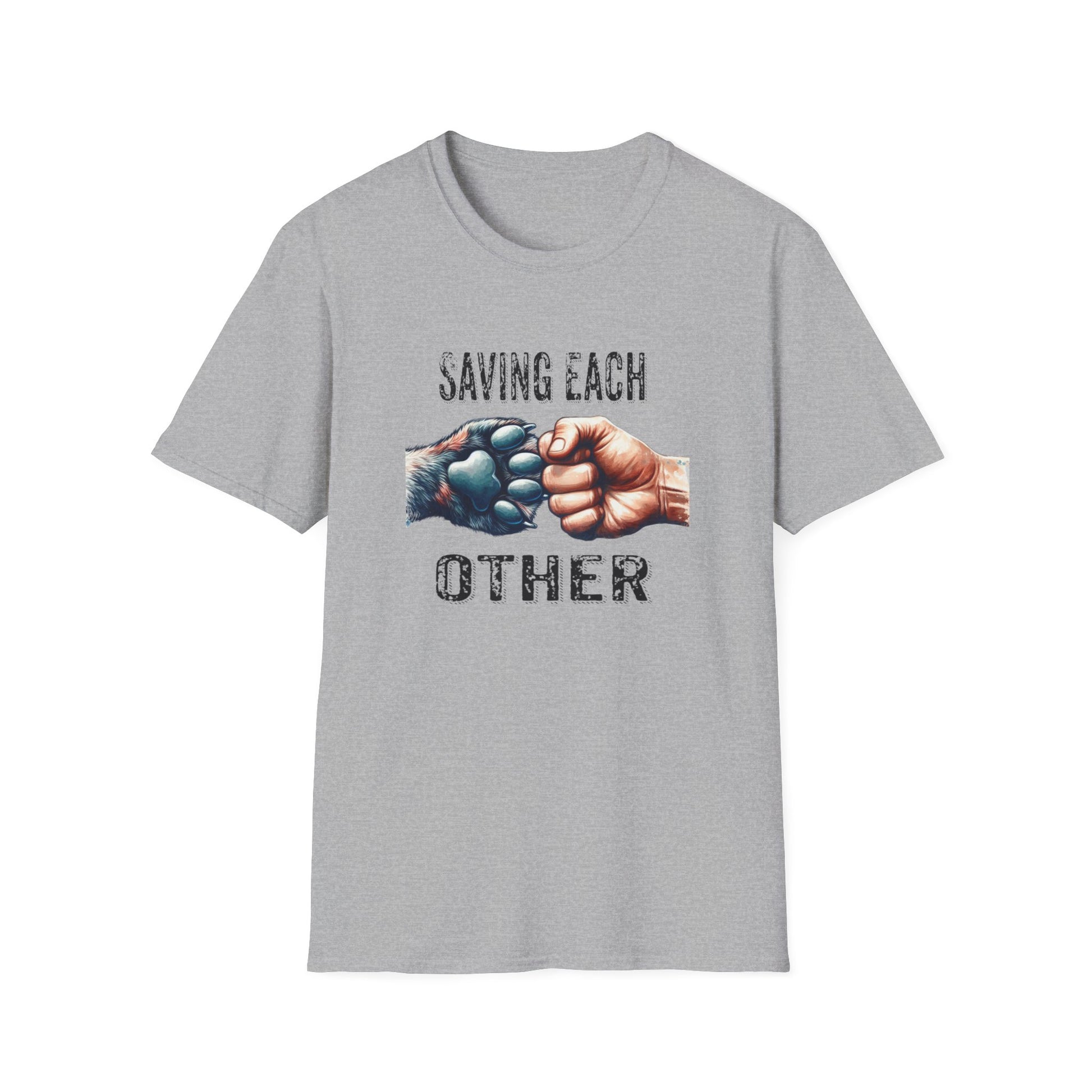 Saving Each Other Dog Rescue Tee - Four More Paws