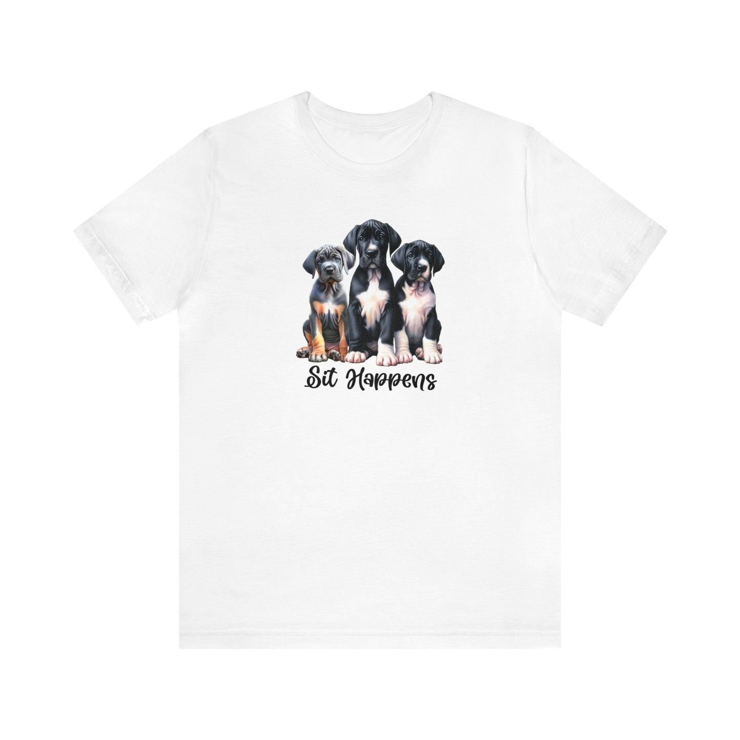 Sit Happens Funny Dog Tee