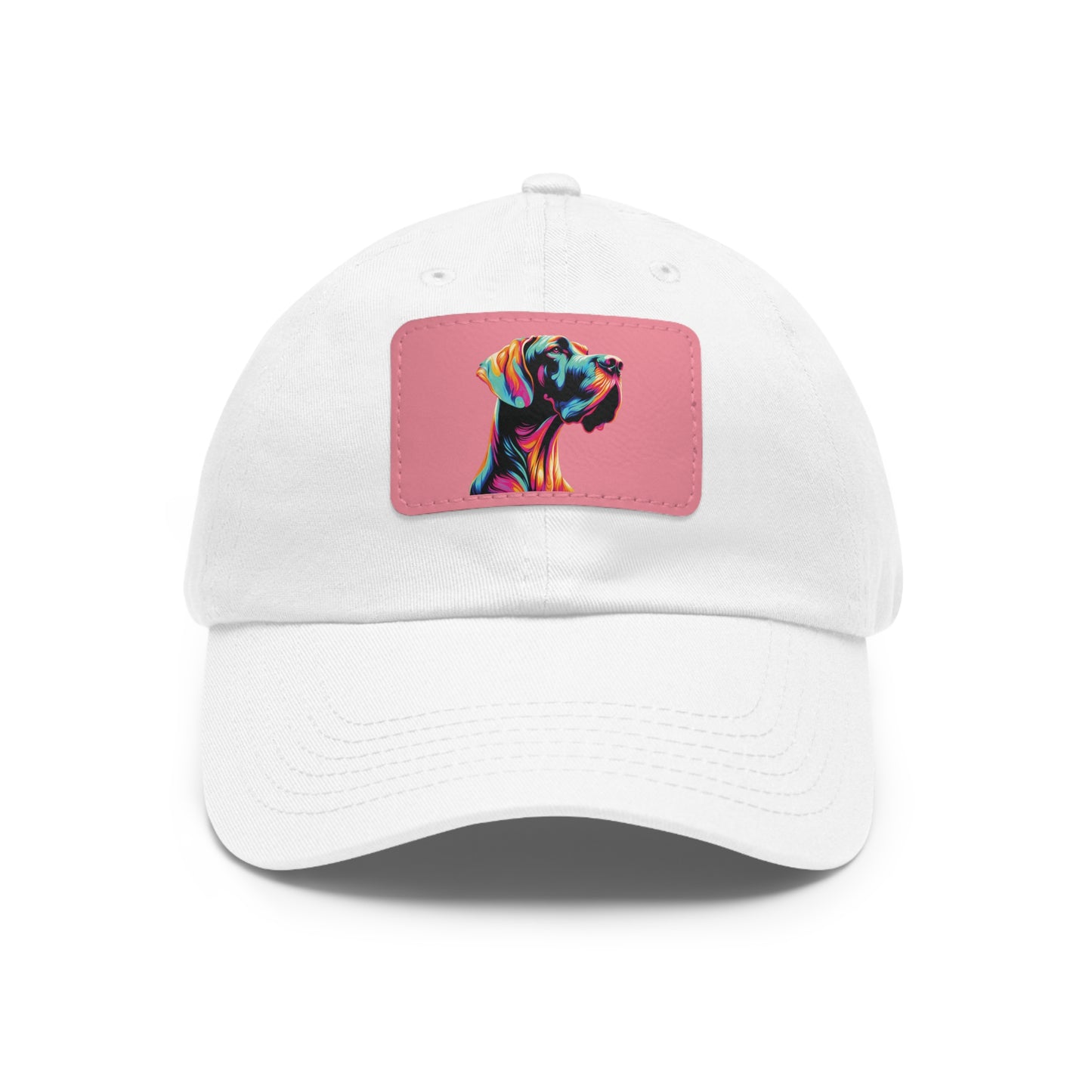 Bright Neon Great Dane Summer Ball Cap