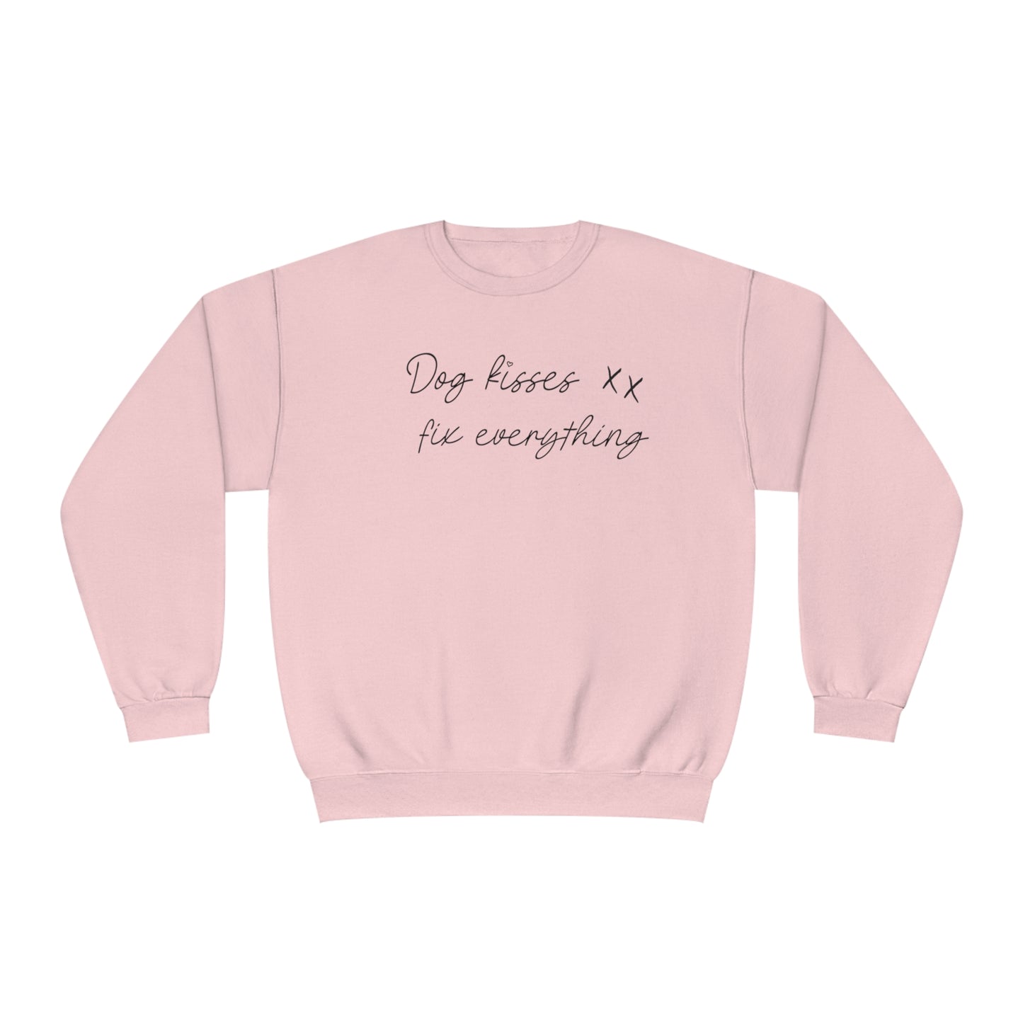 Dog Kisses Fix Everything Unisex NuBlend® Crewneck Sweatshirt