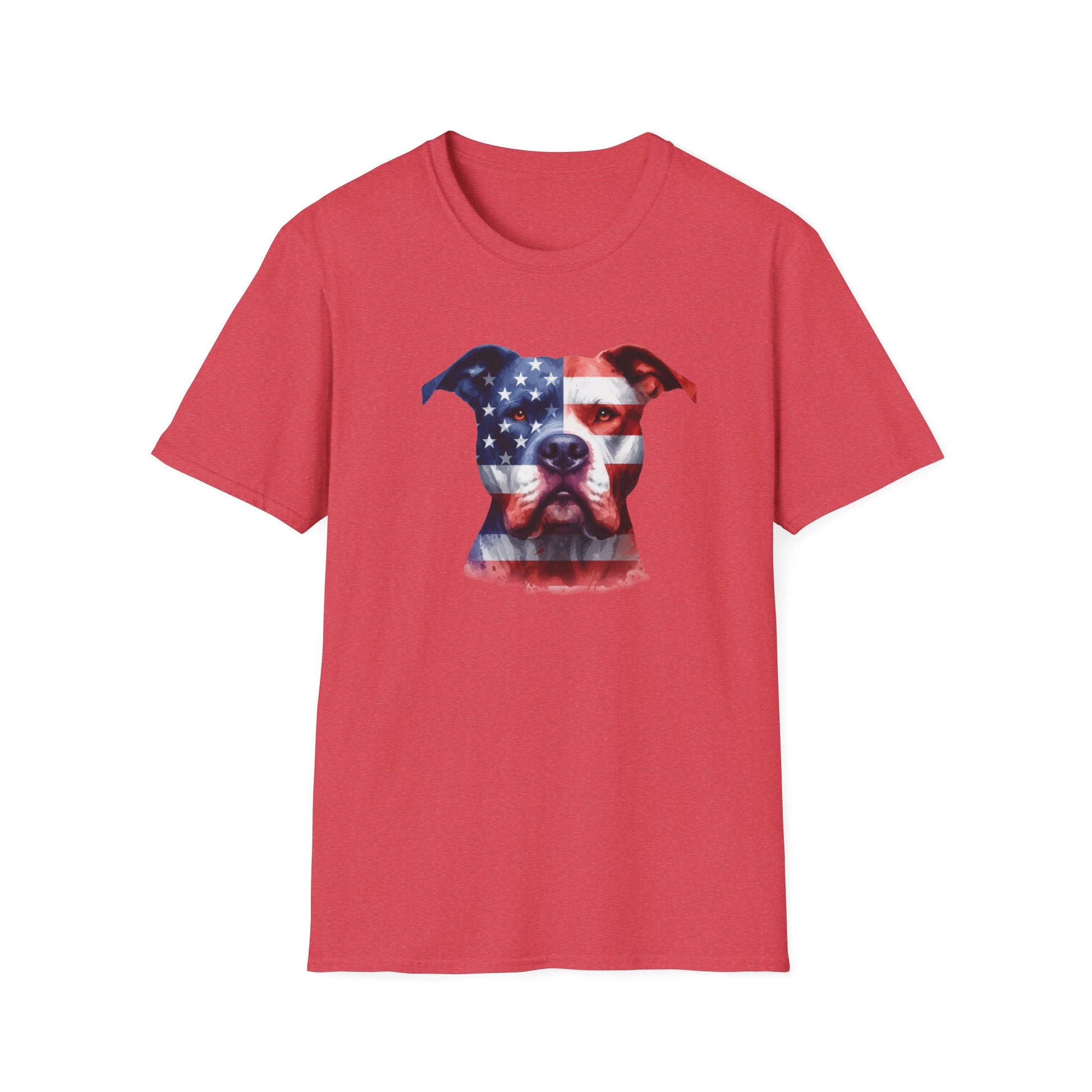 Patriotic Pit Bull Dog Shirt - Four More Paws