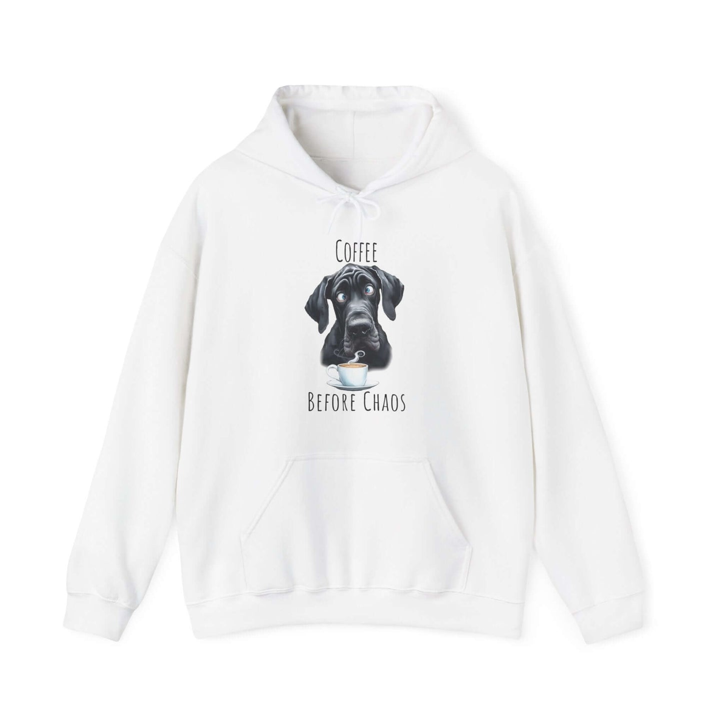 Coffee Before Chaos Great Dane Sweatshirt