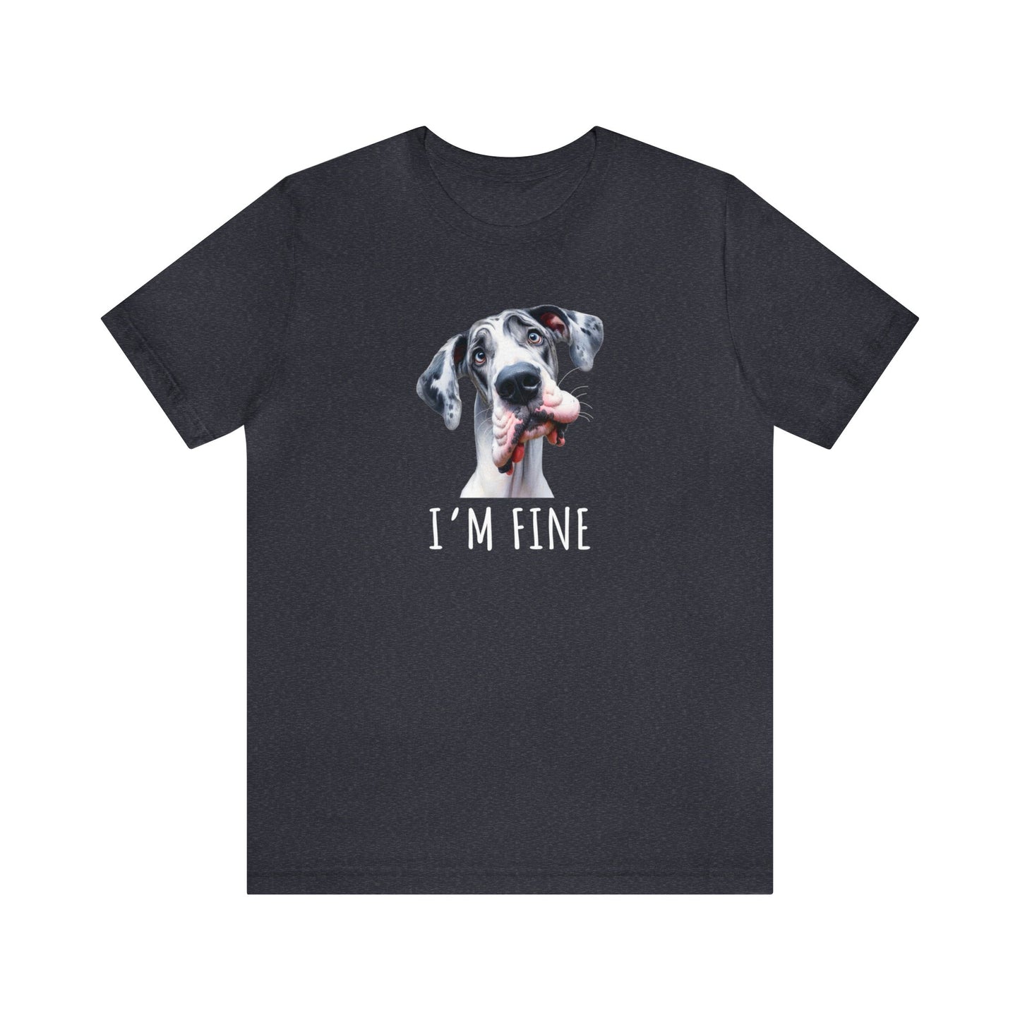 Harlequin Great Dane I'm Fine