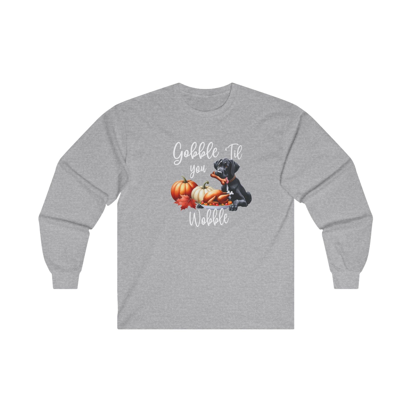 Great Dane Long Sleeve Thanksgiving Tee